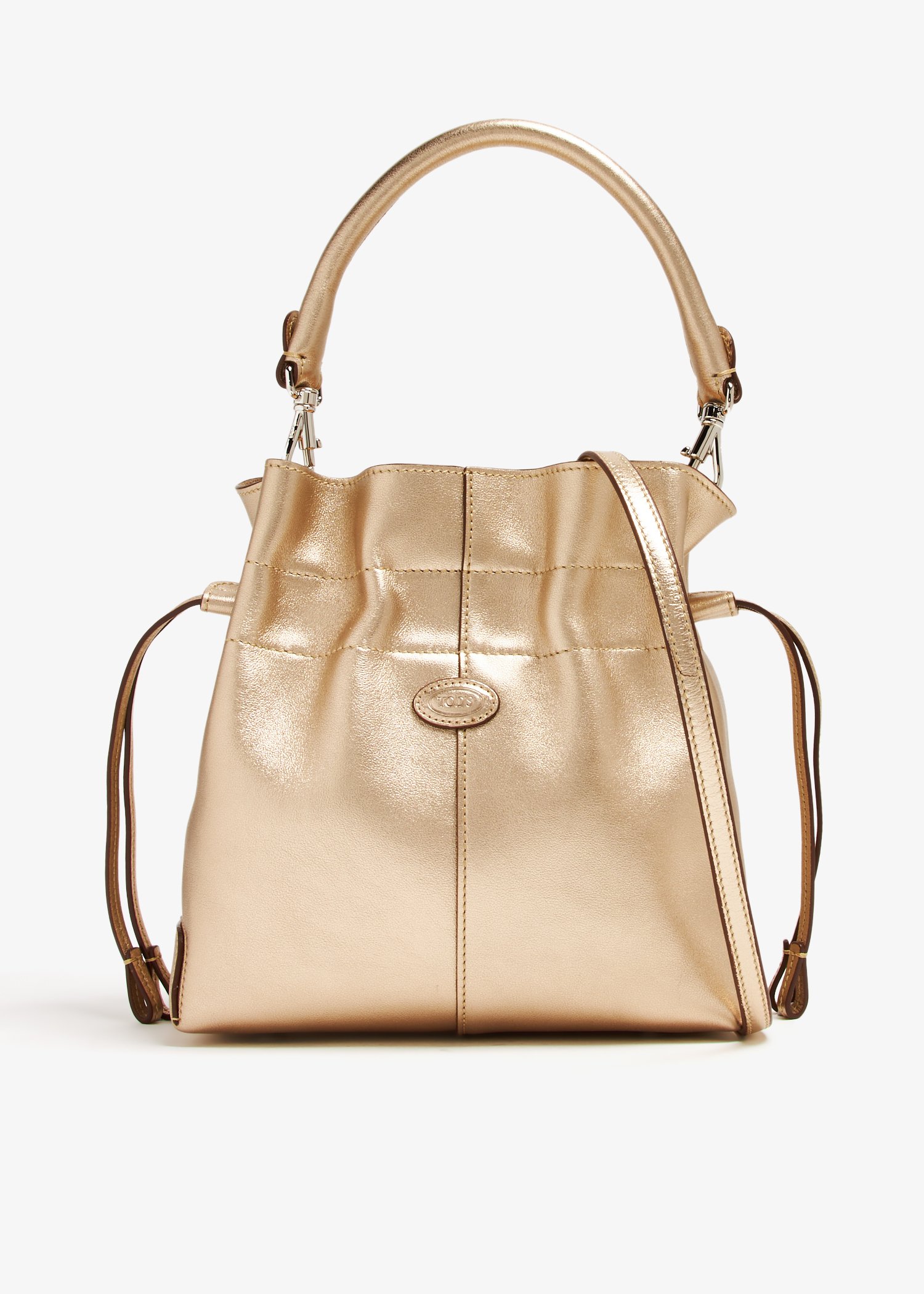 

Di mini bucket bag, Gold