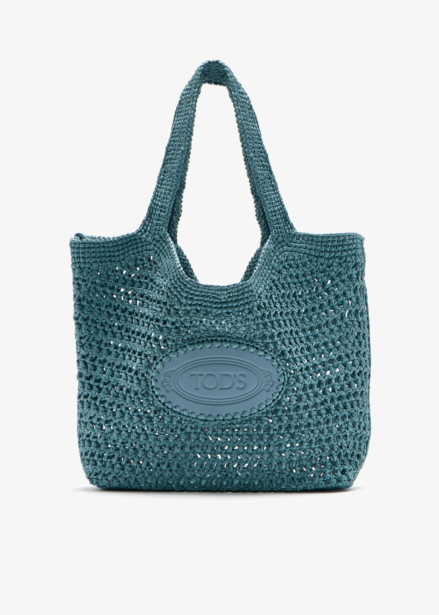 

Raffia shopping bag, Blue