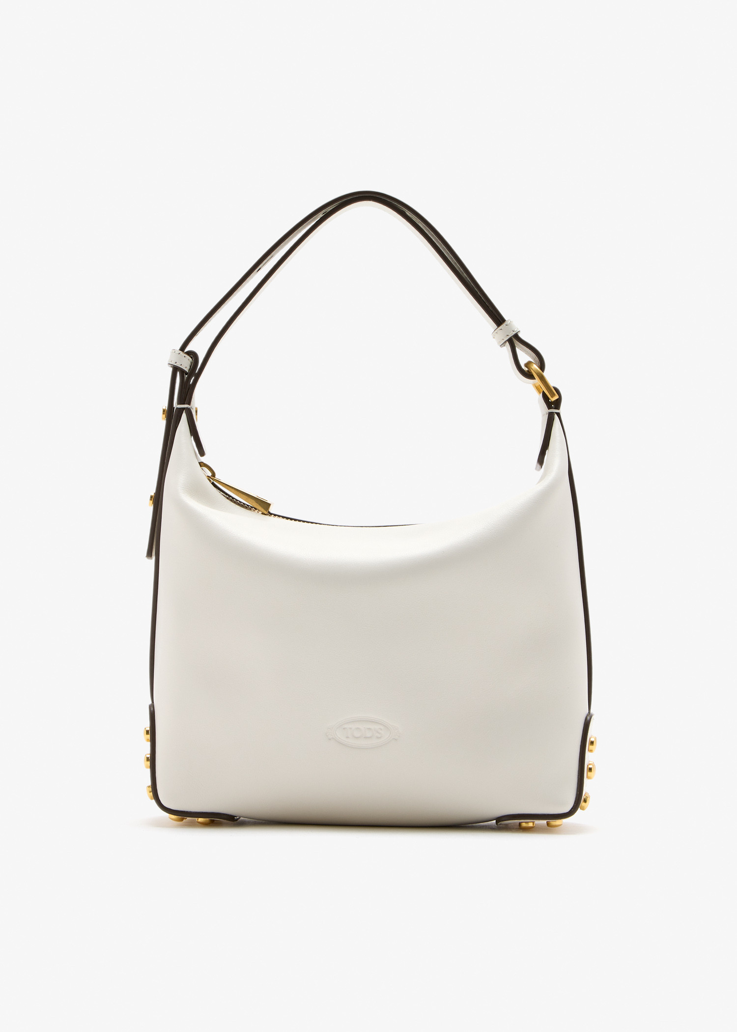

Metal dots mini bag, White