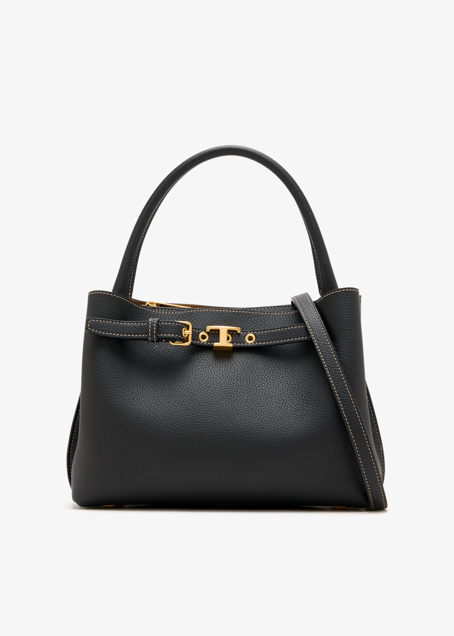 

Mini leather handbag, Black