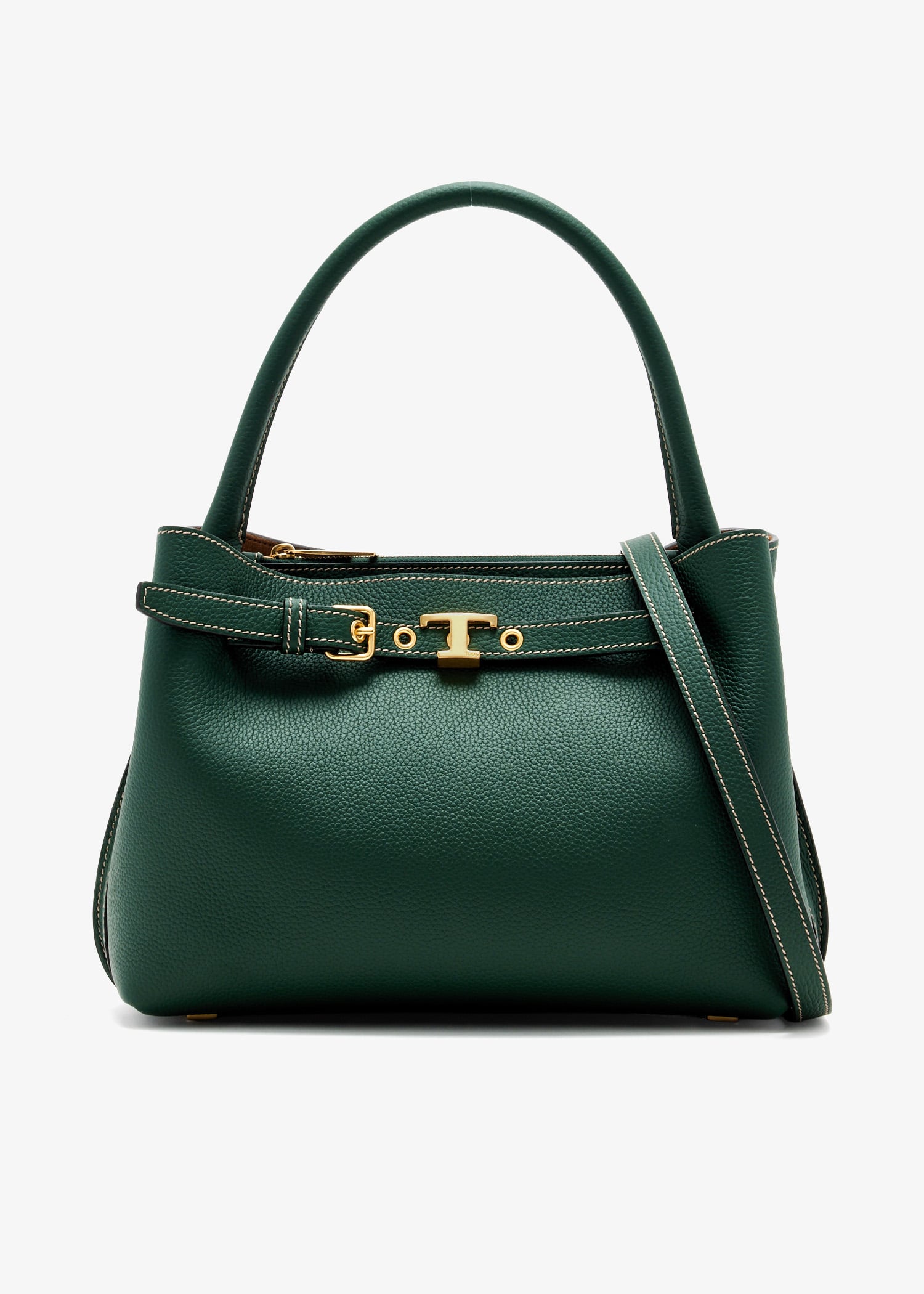 

Mini leather handbag, Green