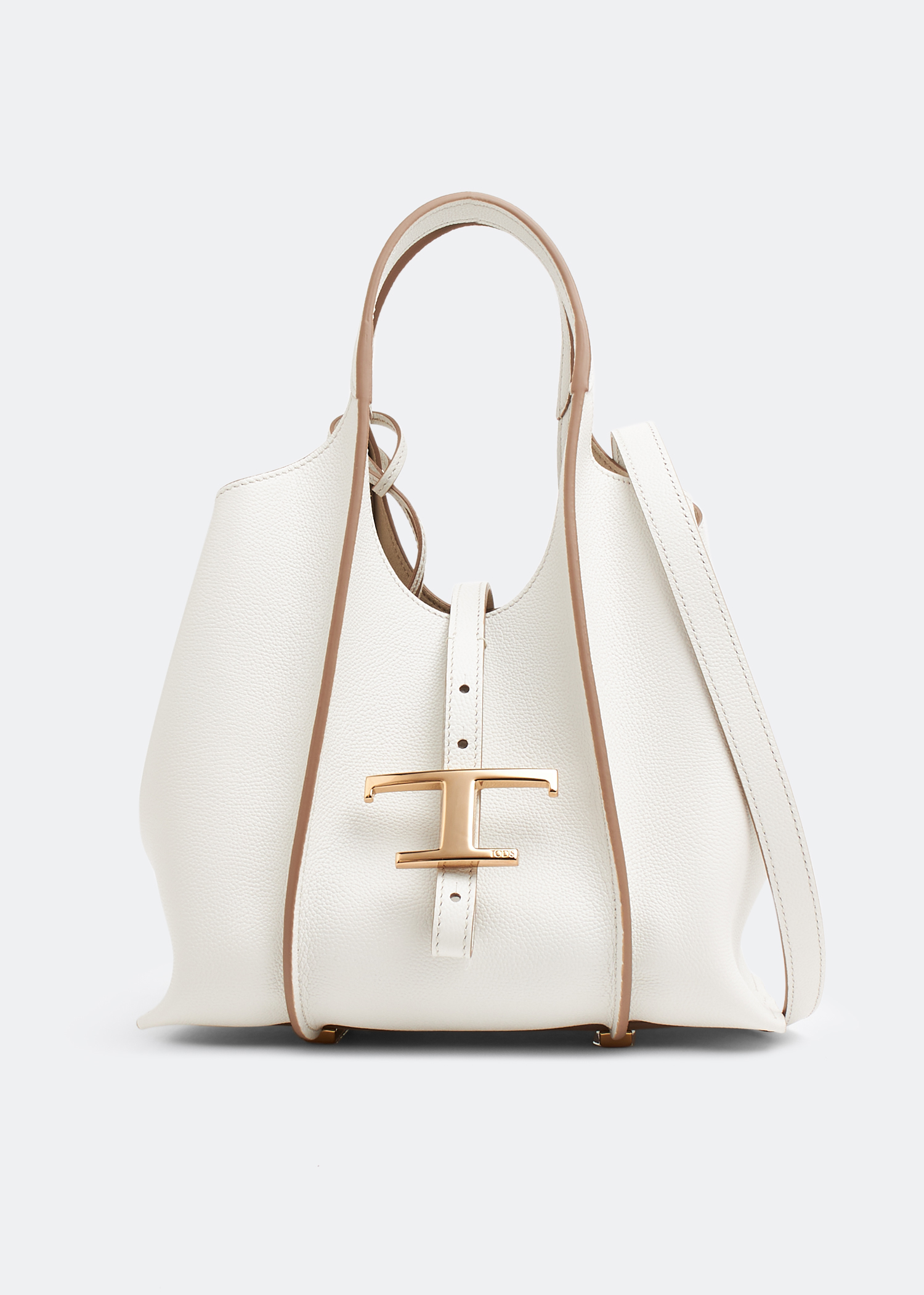 

Timeless mini shopping bag, White