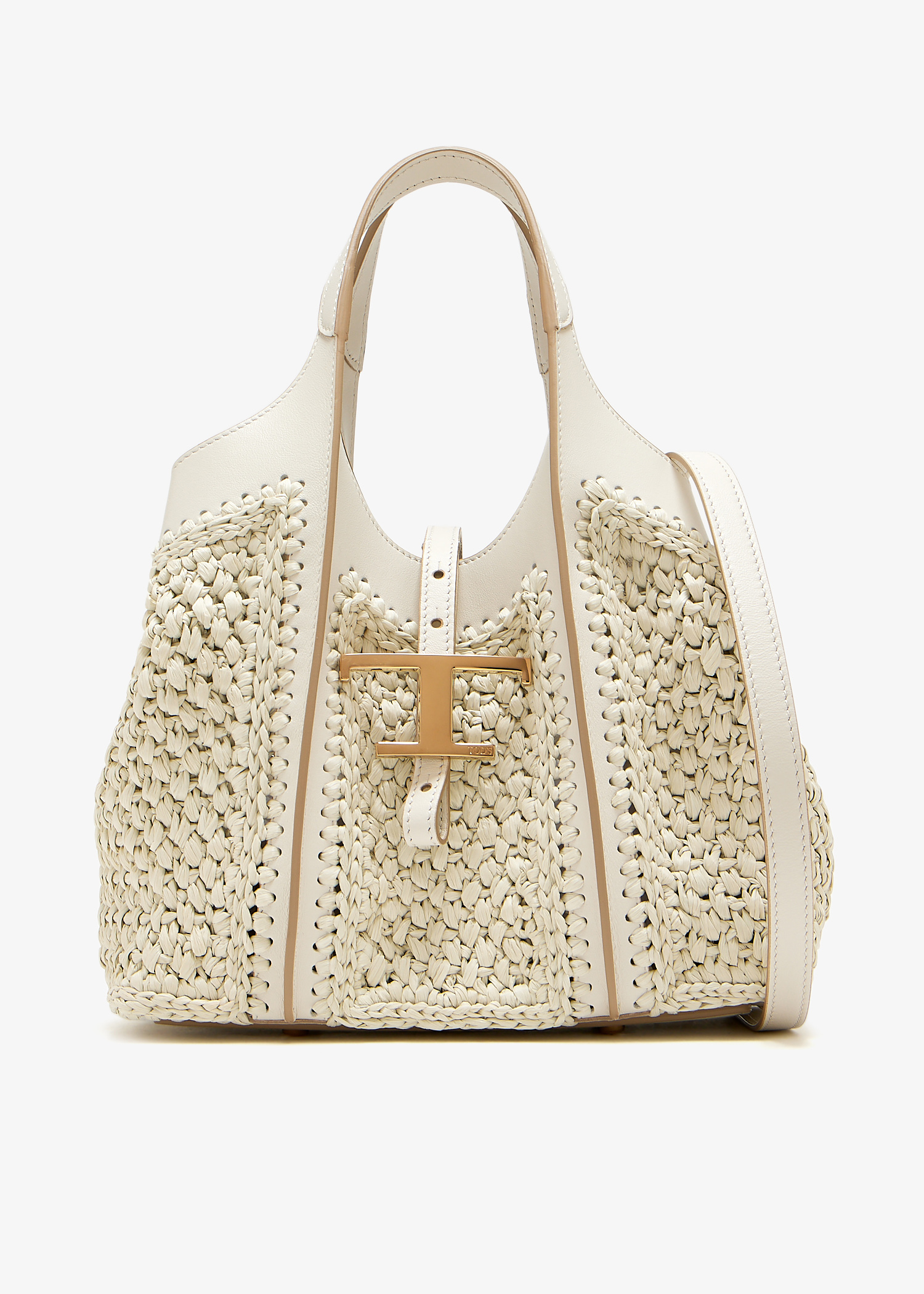 

T Timeless mini shopping bag, Cream