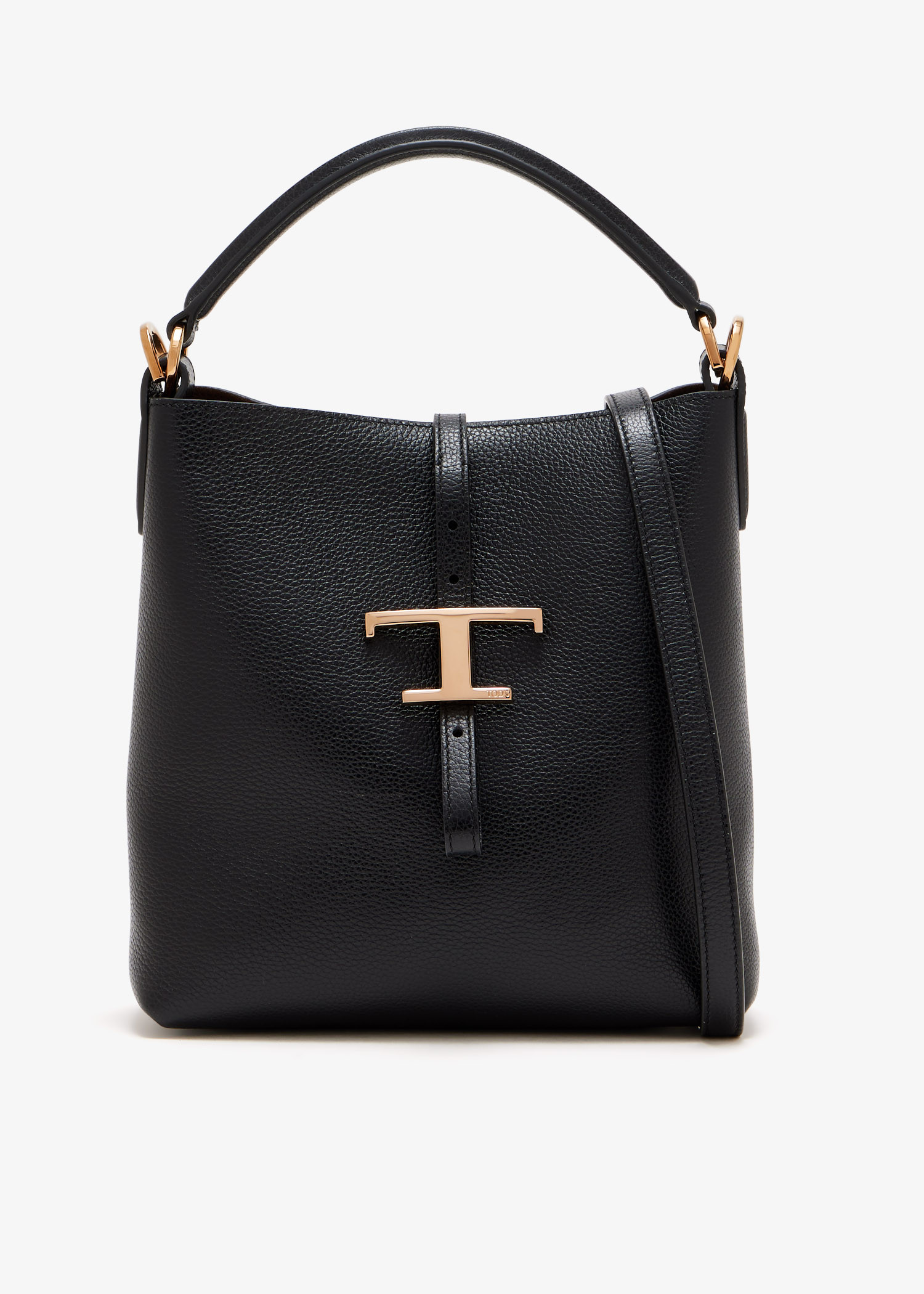 

T Timeless mini bucket bag, Black