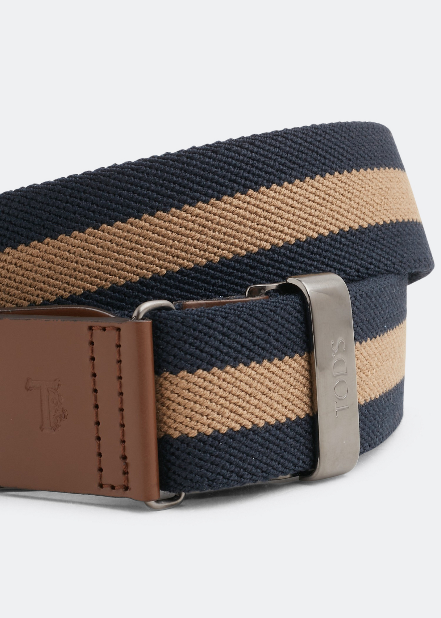 

Greca canvas belt, Multicolored