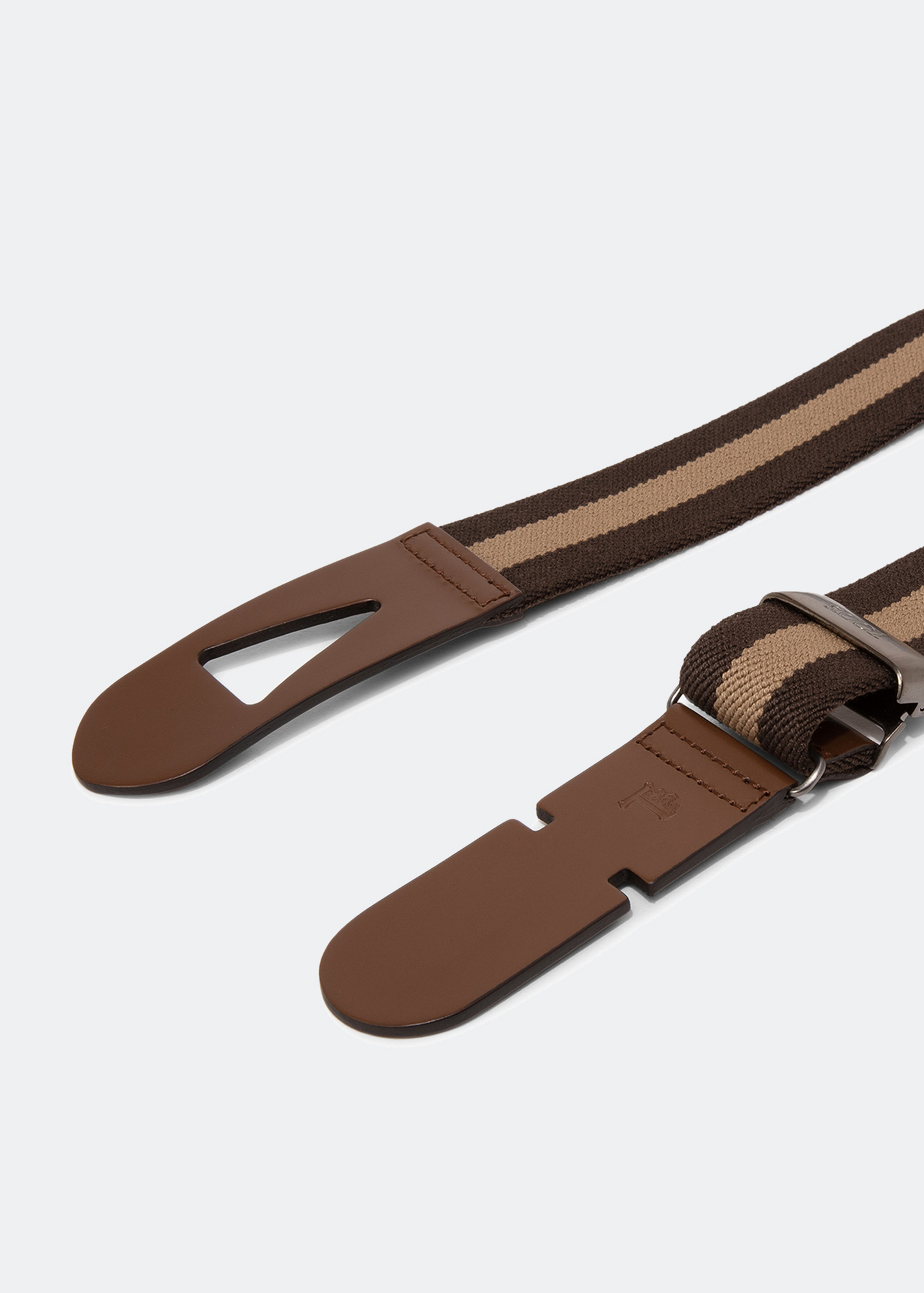 

Greca canvas belt, Brown