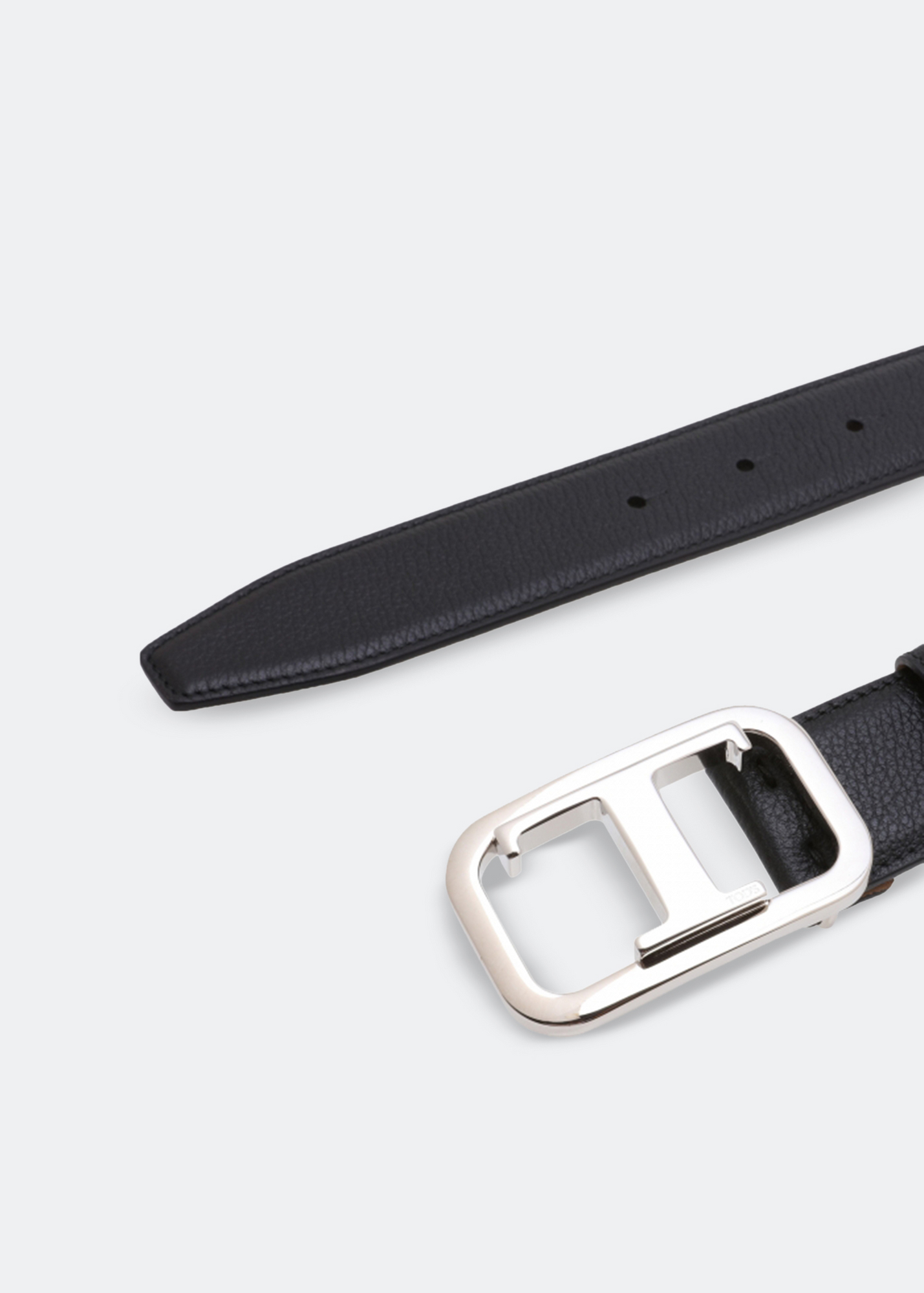 

Leather belt, Grey