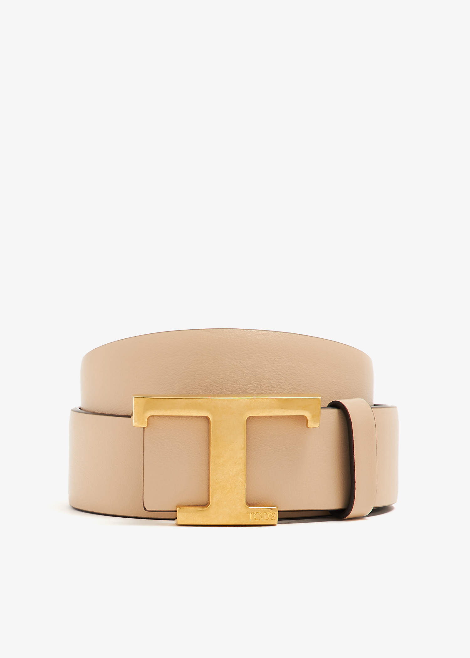 

T Timeless reversible belt, Beige