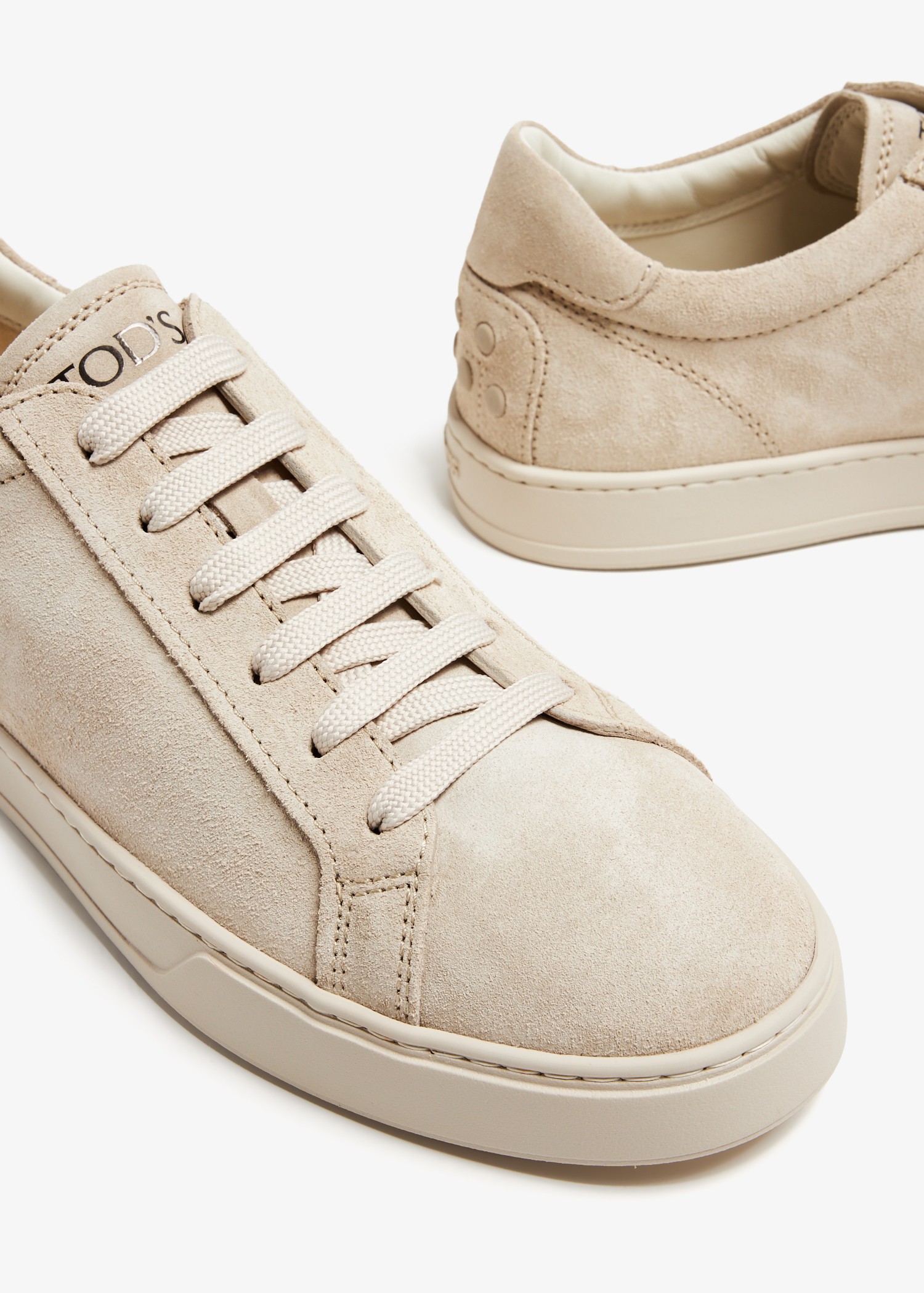 

Suede sneakers, Beige