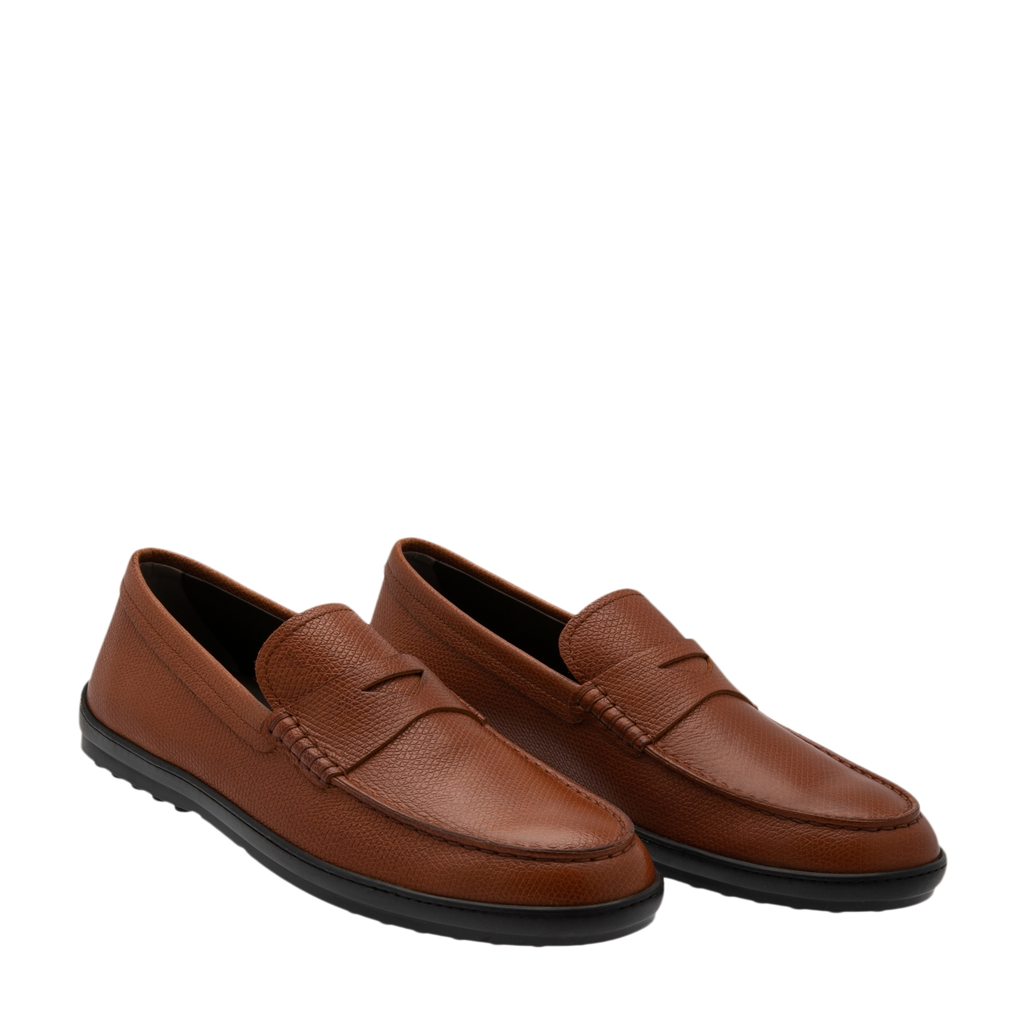 

Leather loafers, Brown