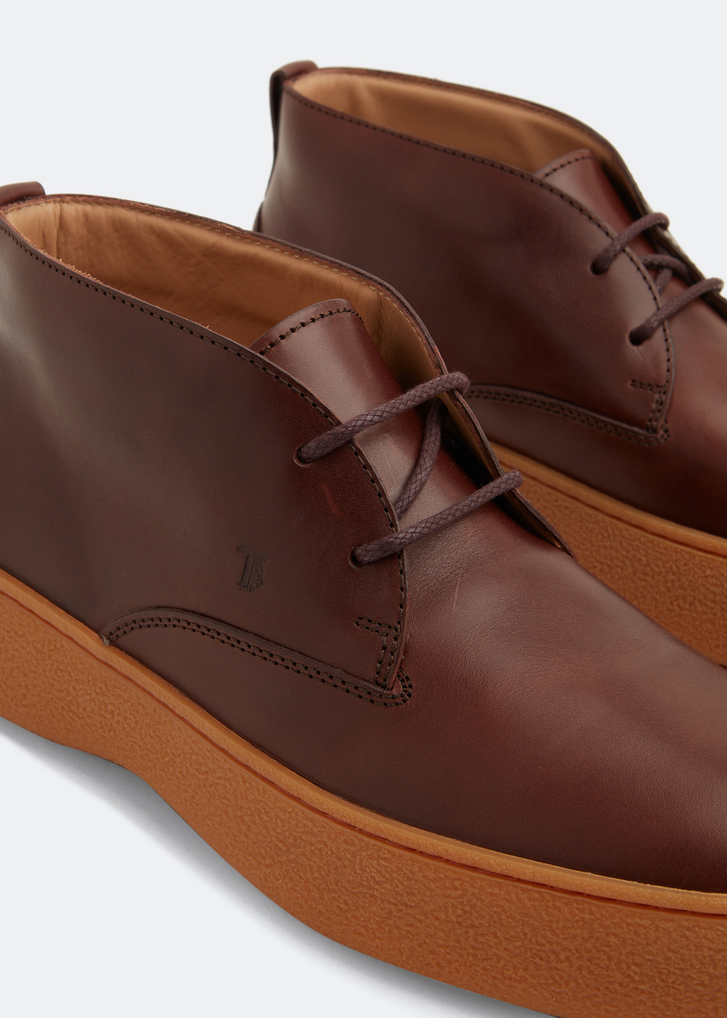 

Leather desert boots, Brown
