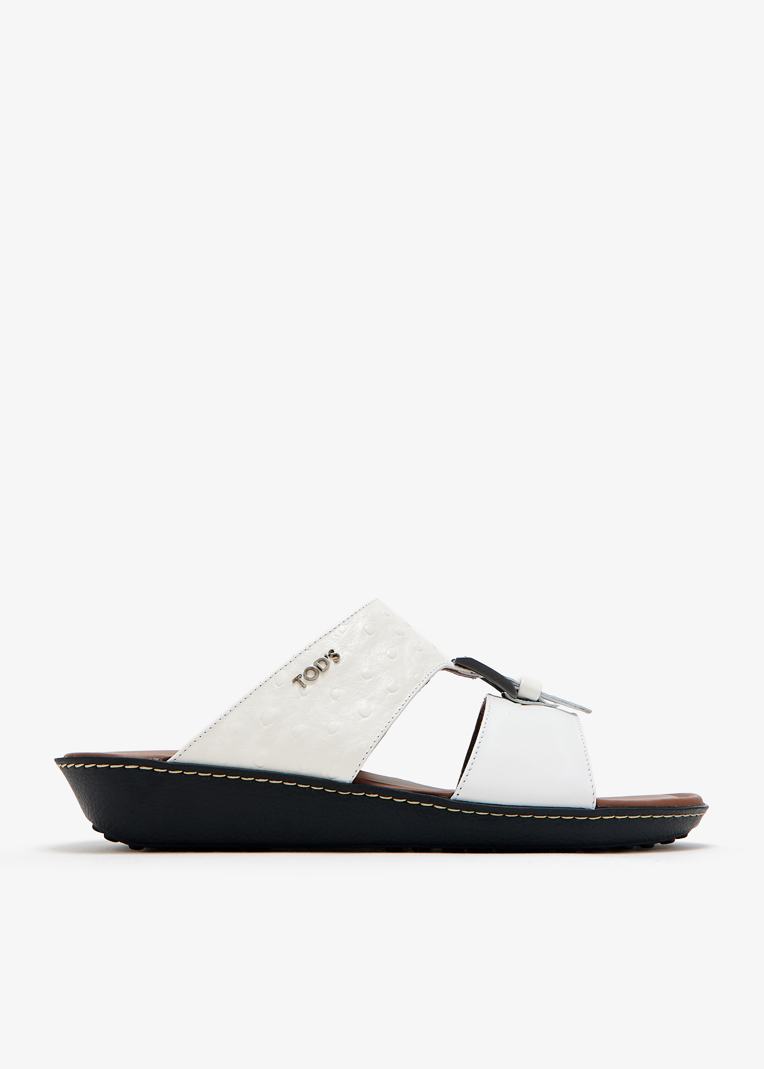 

Leather Arabic sandals, White