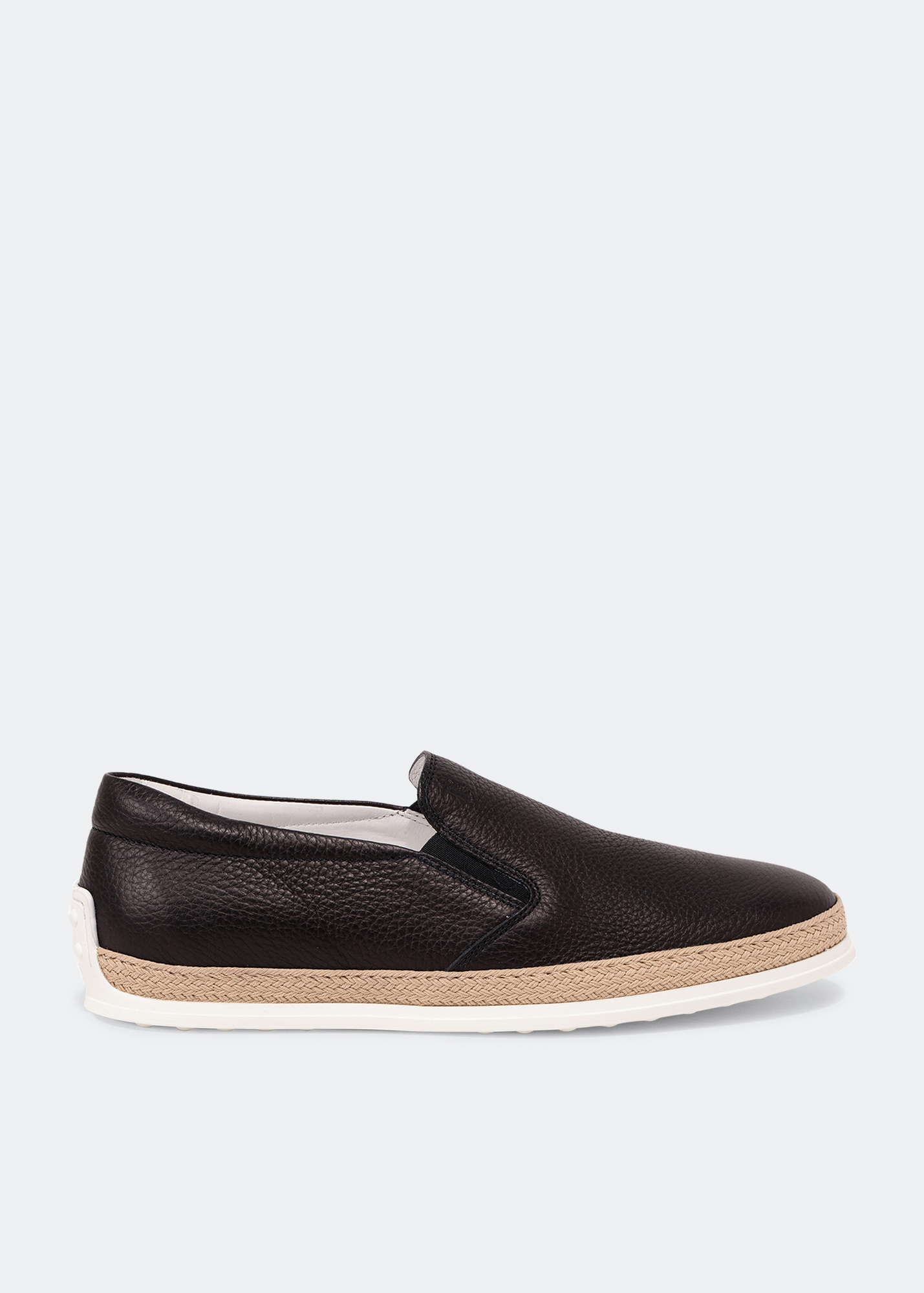 Leather hot sale slip ons
