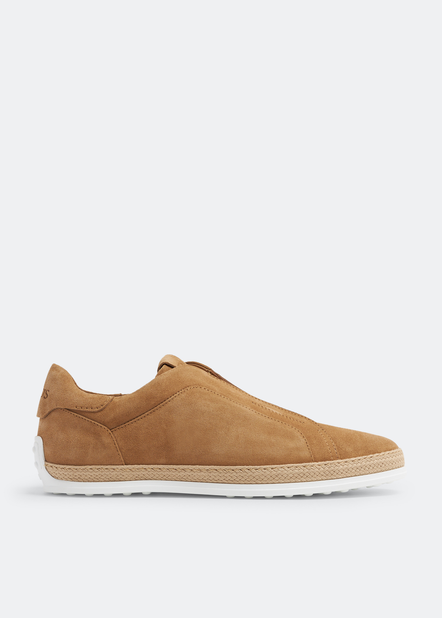

Suede slip-on sneakers, Brown
