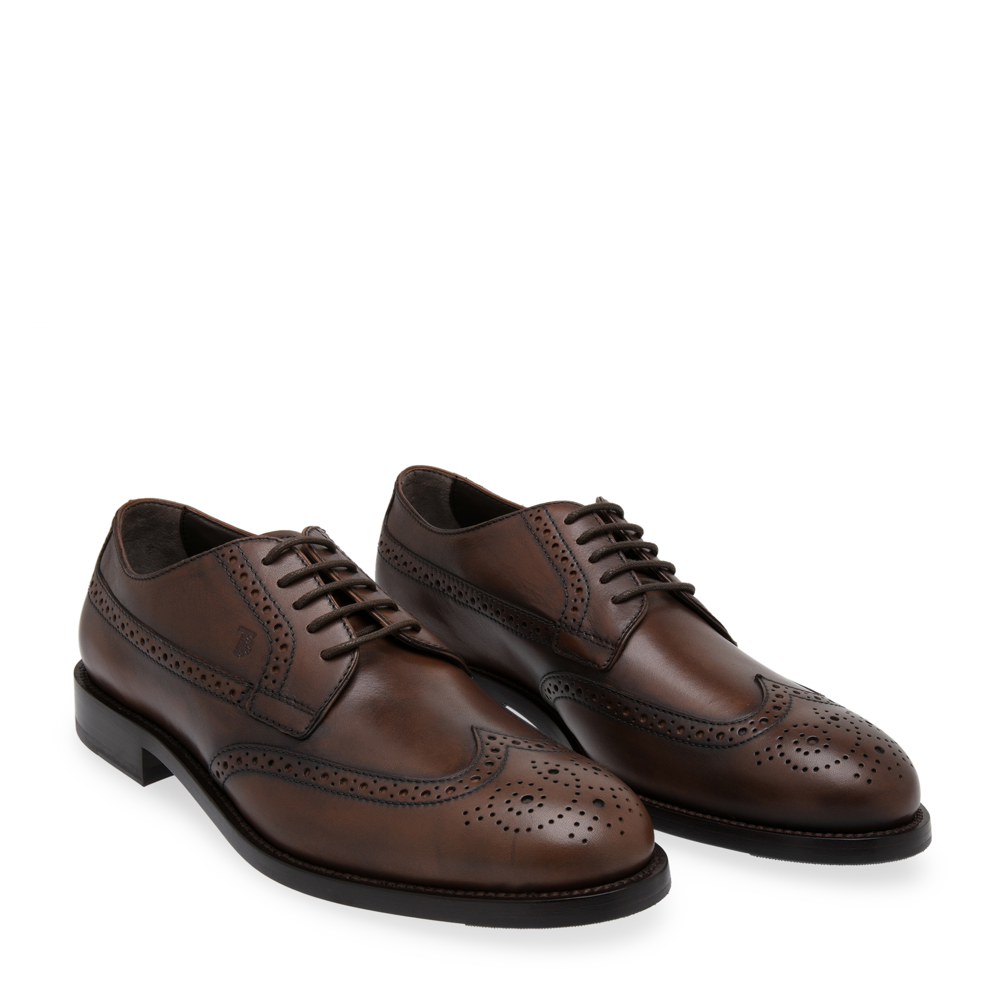 

Leather lace-ups, Brown
