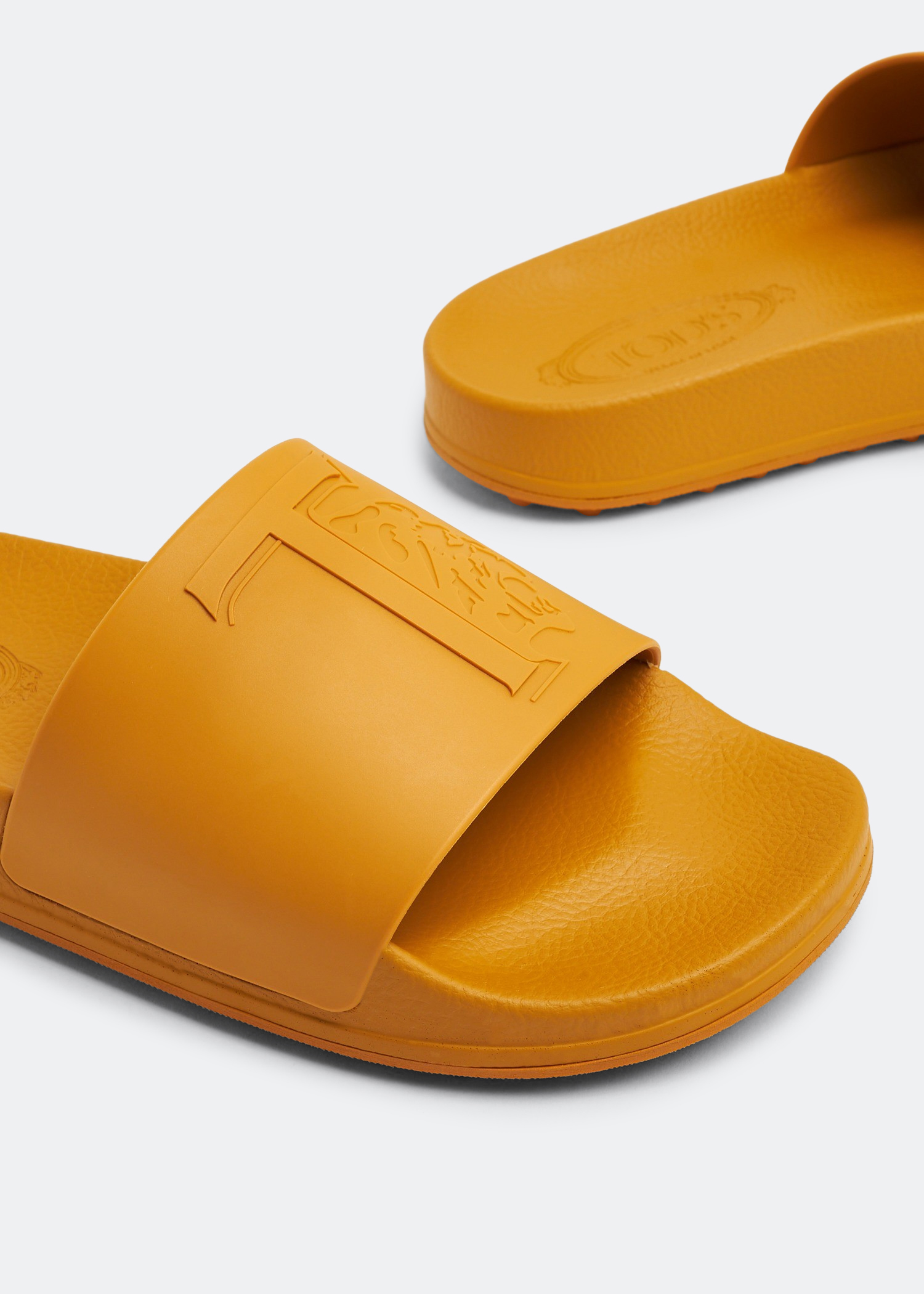 

Monogram rubber slides, Orange