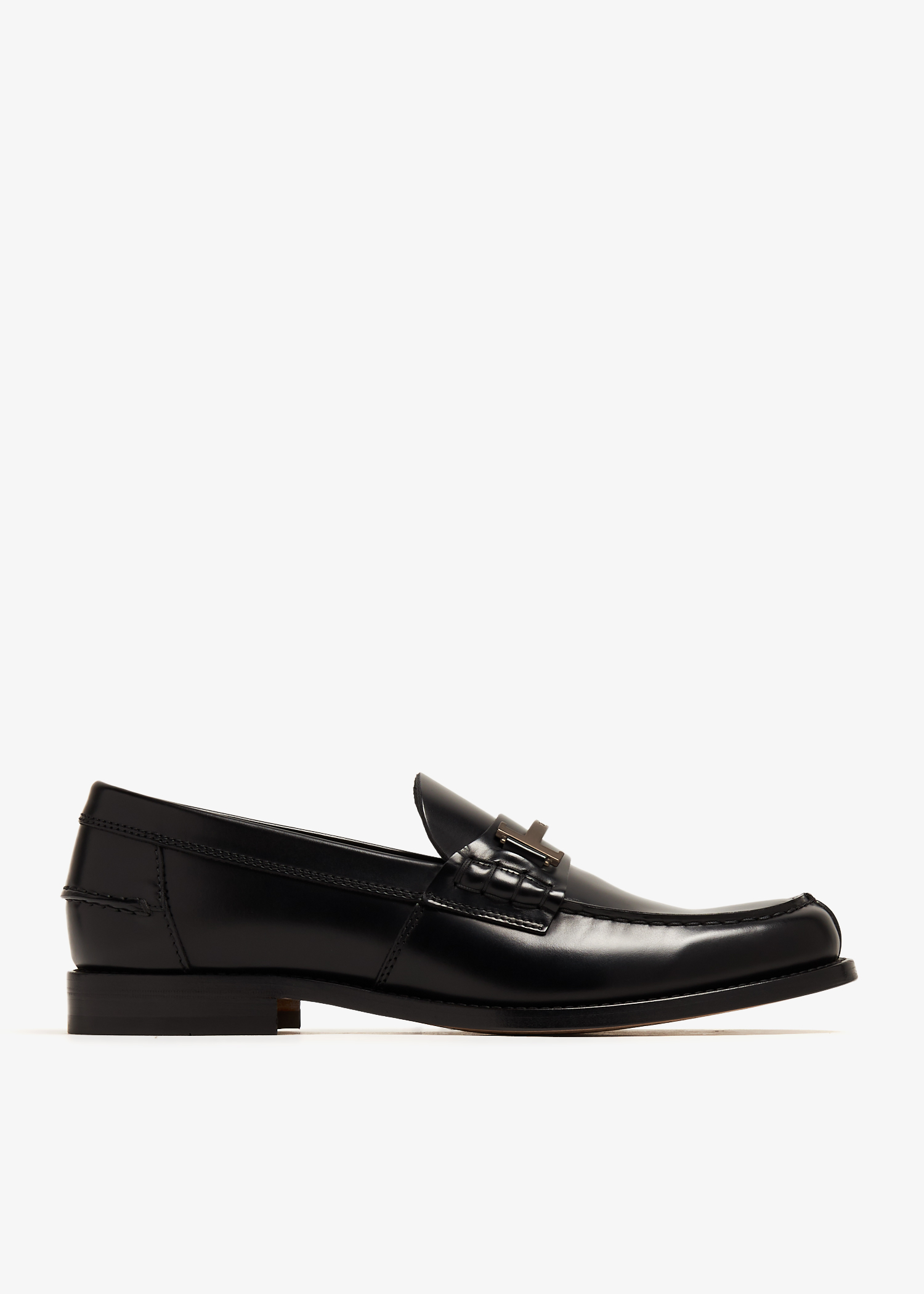 

Formal leather loafers, Black