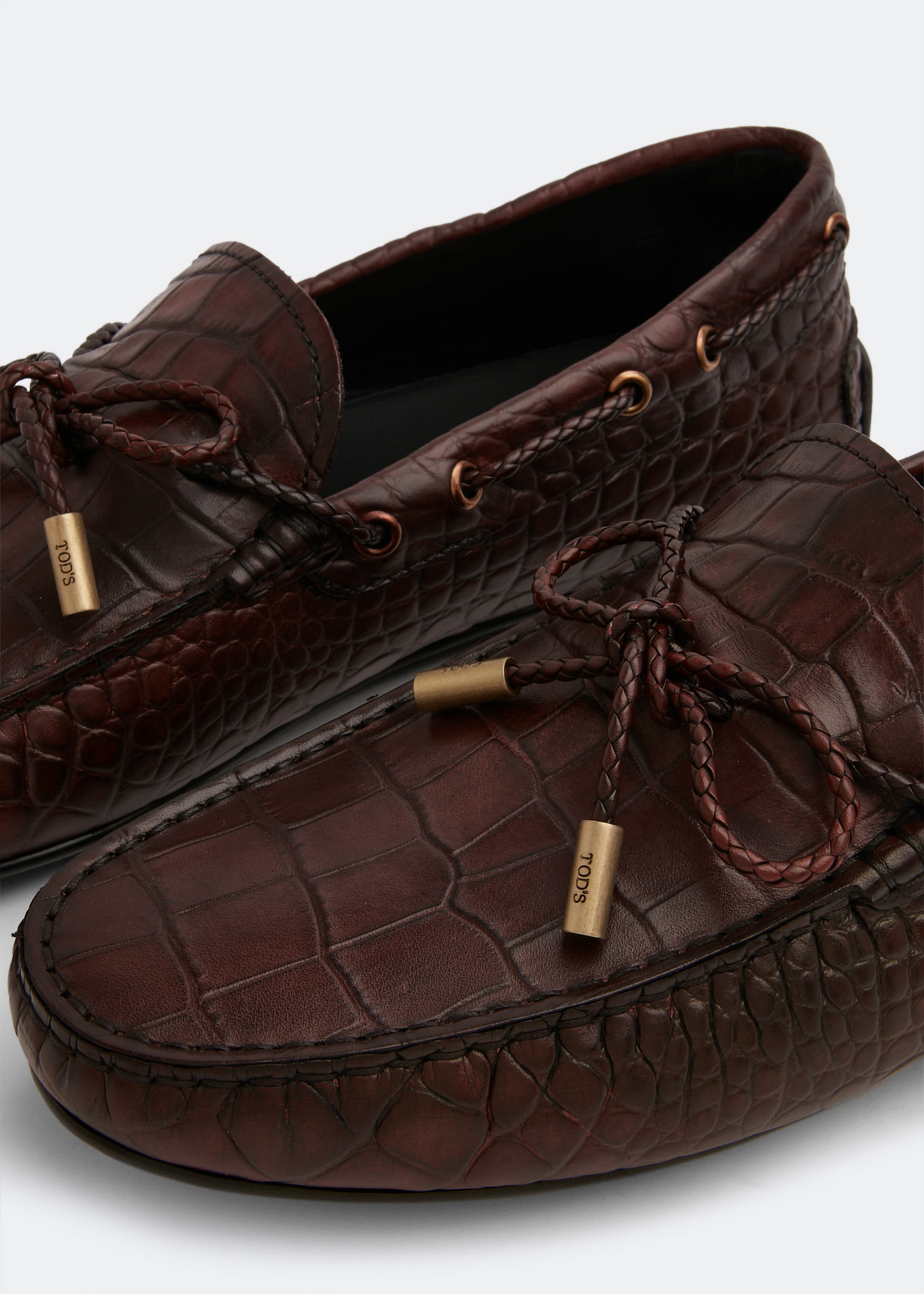 

City Gommini driving loafers, Burgundy