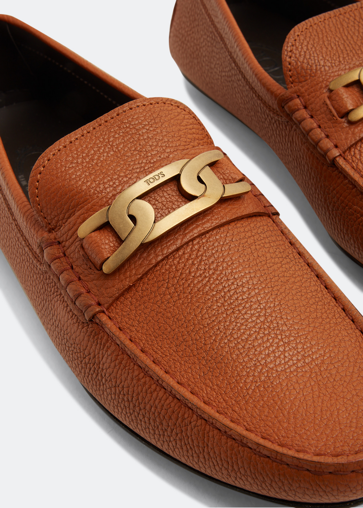 

Chain Gommini loafers, Brown