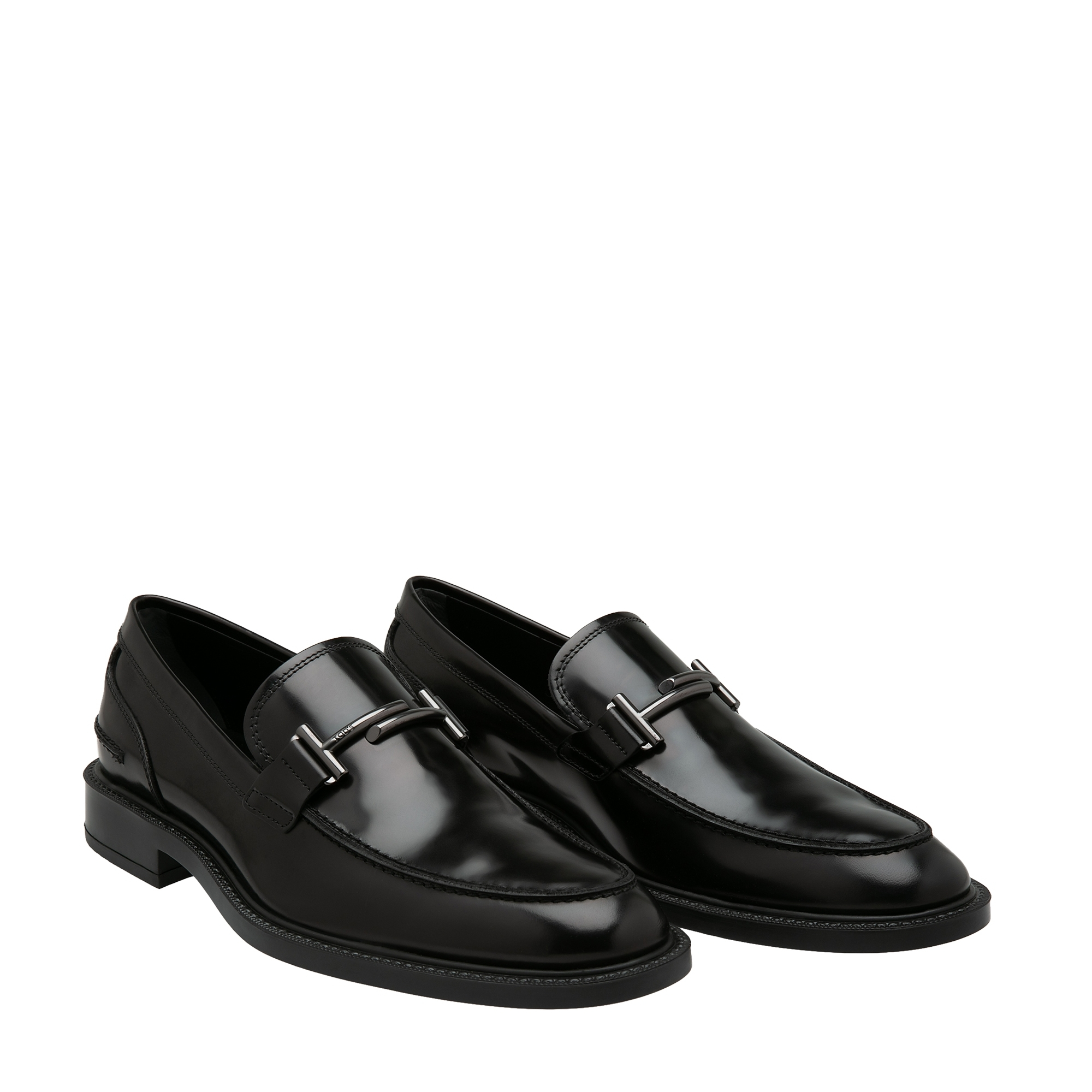 

Leather loafers, Black