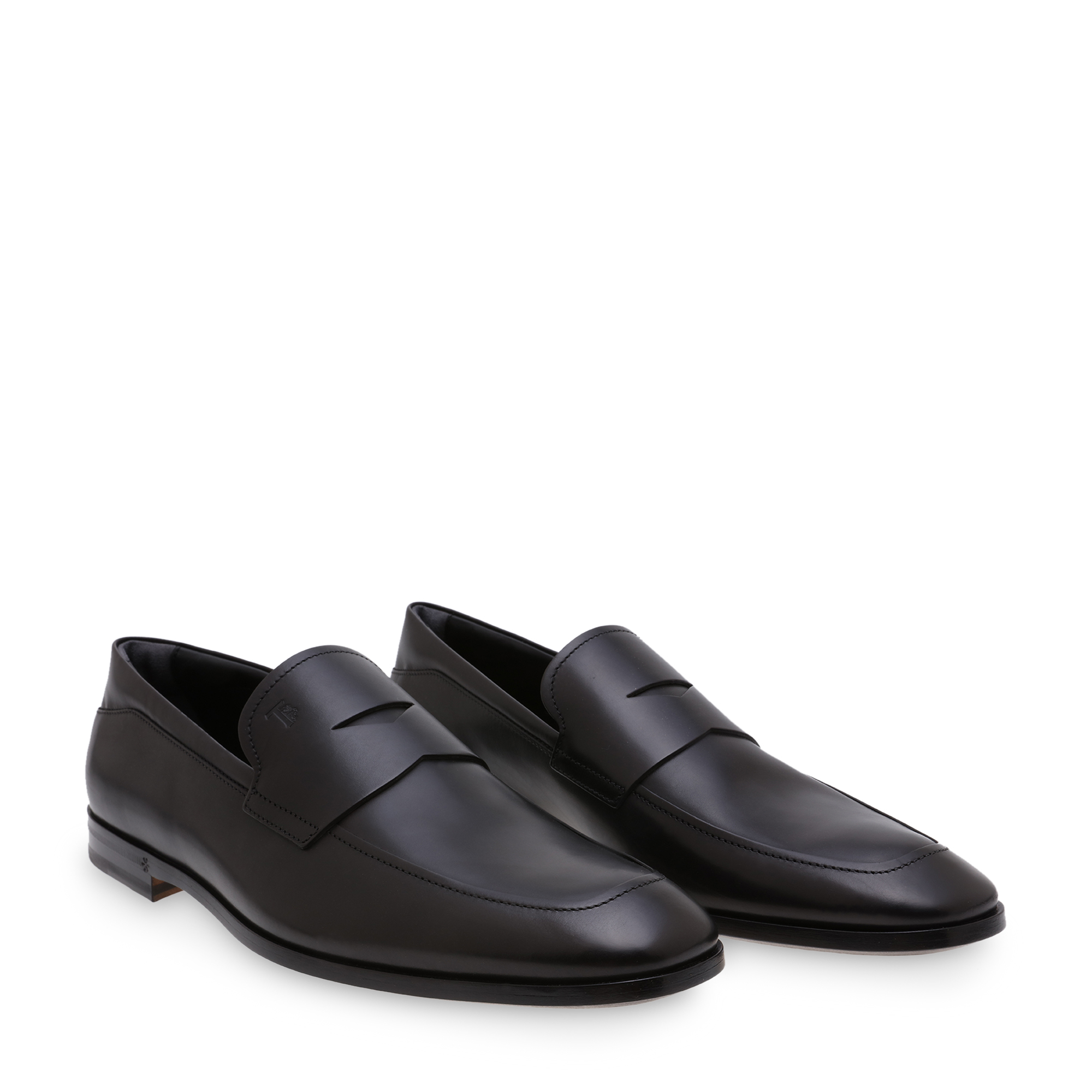 

Leather loafers, Black