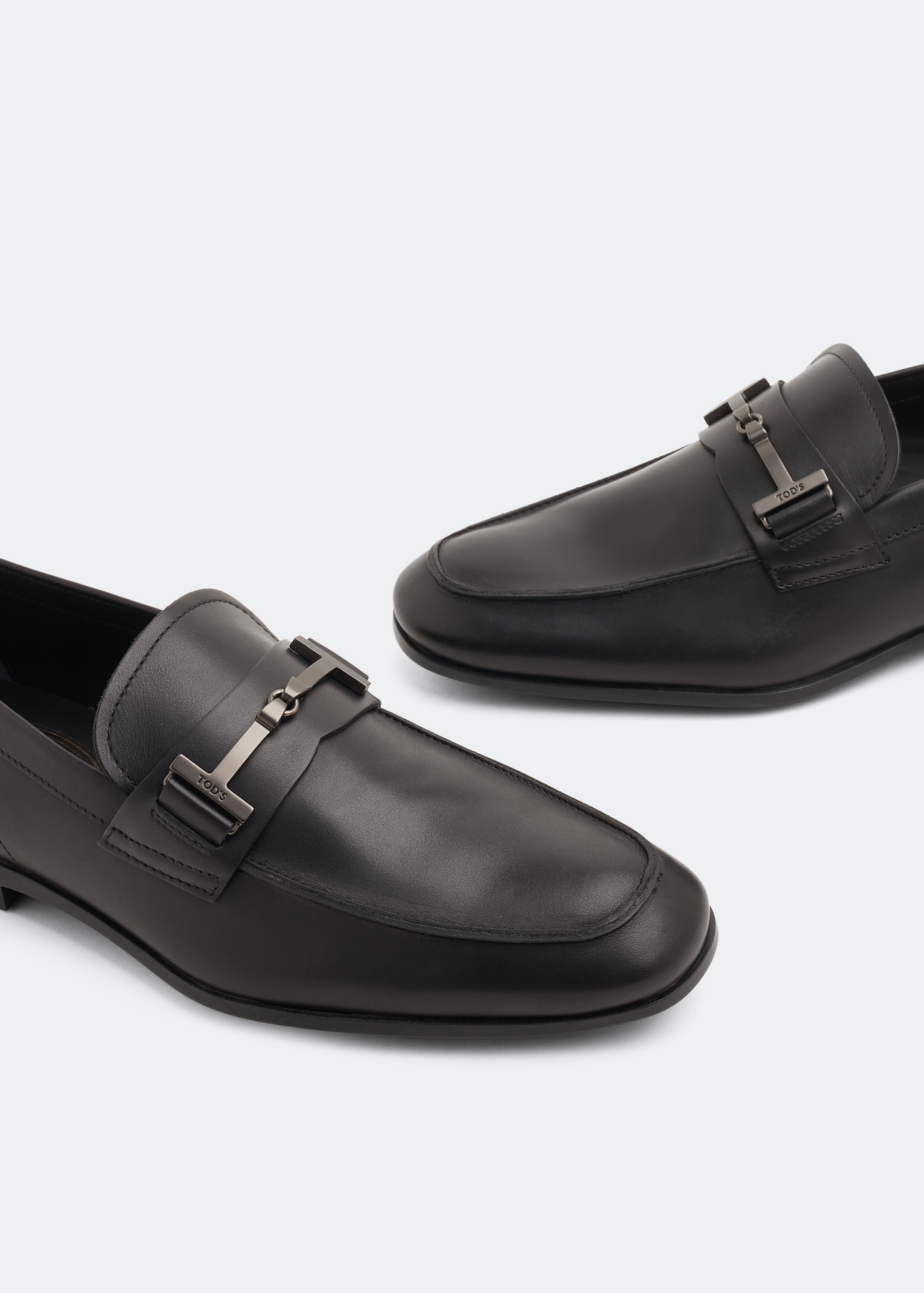 

Formal leather loafers, Black