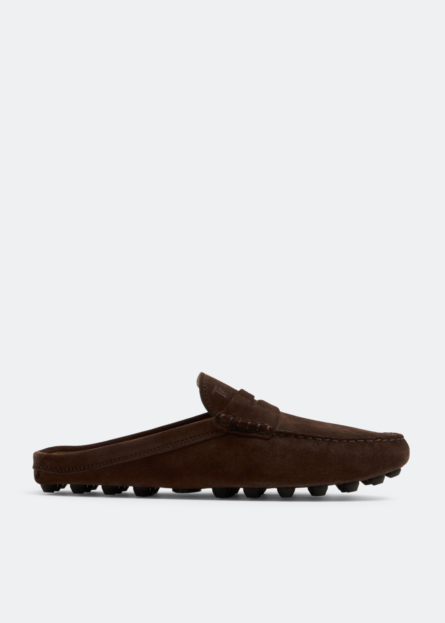 

Gommino bubble suede mules, Brown