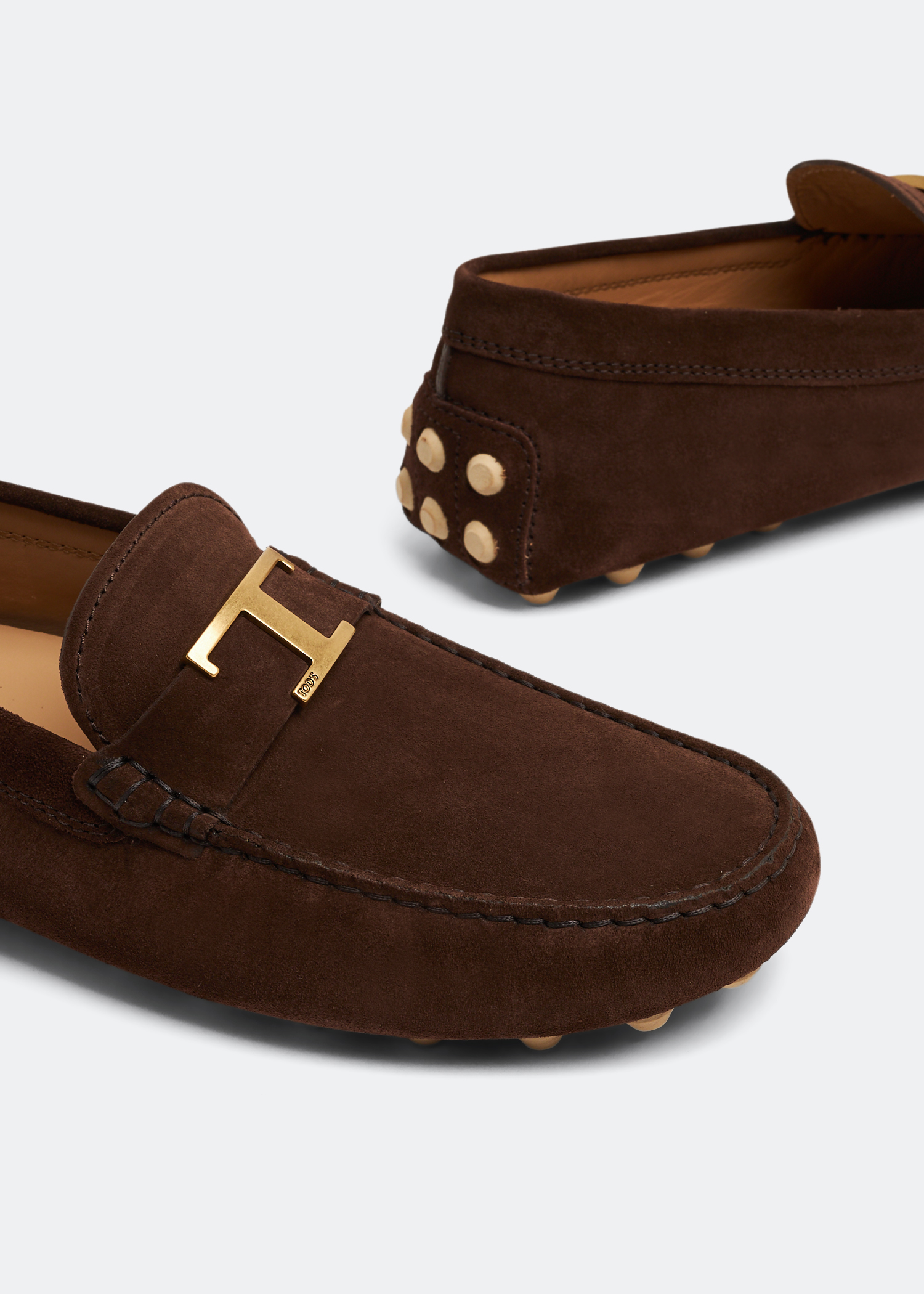 

T Timeless Gommino Bubble loafers, Brown