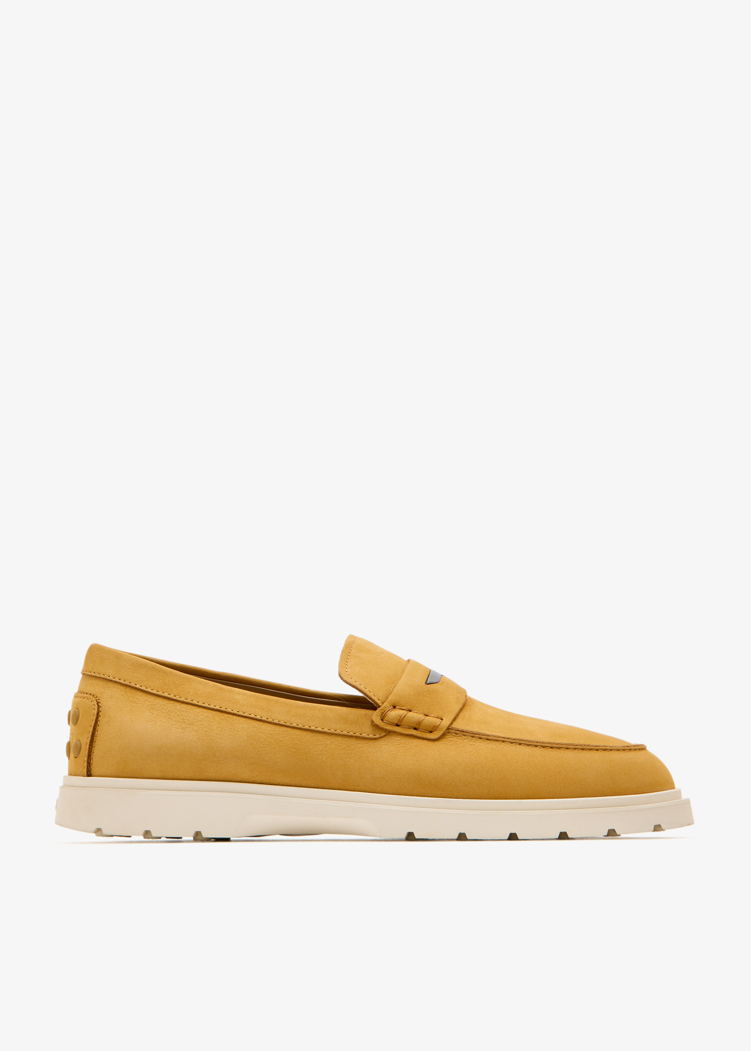 

Nubuck loafers, Yellow