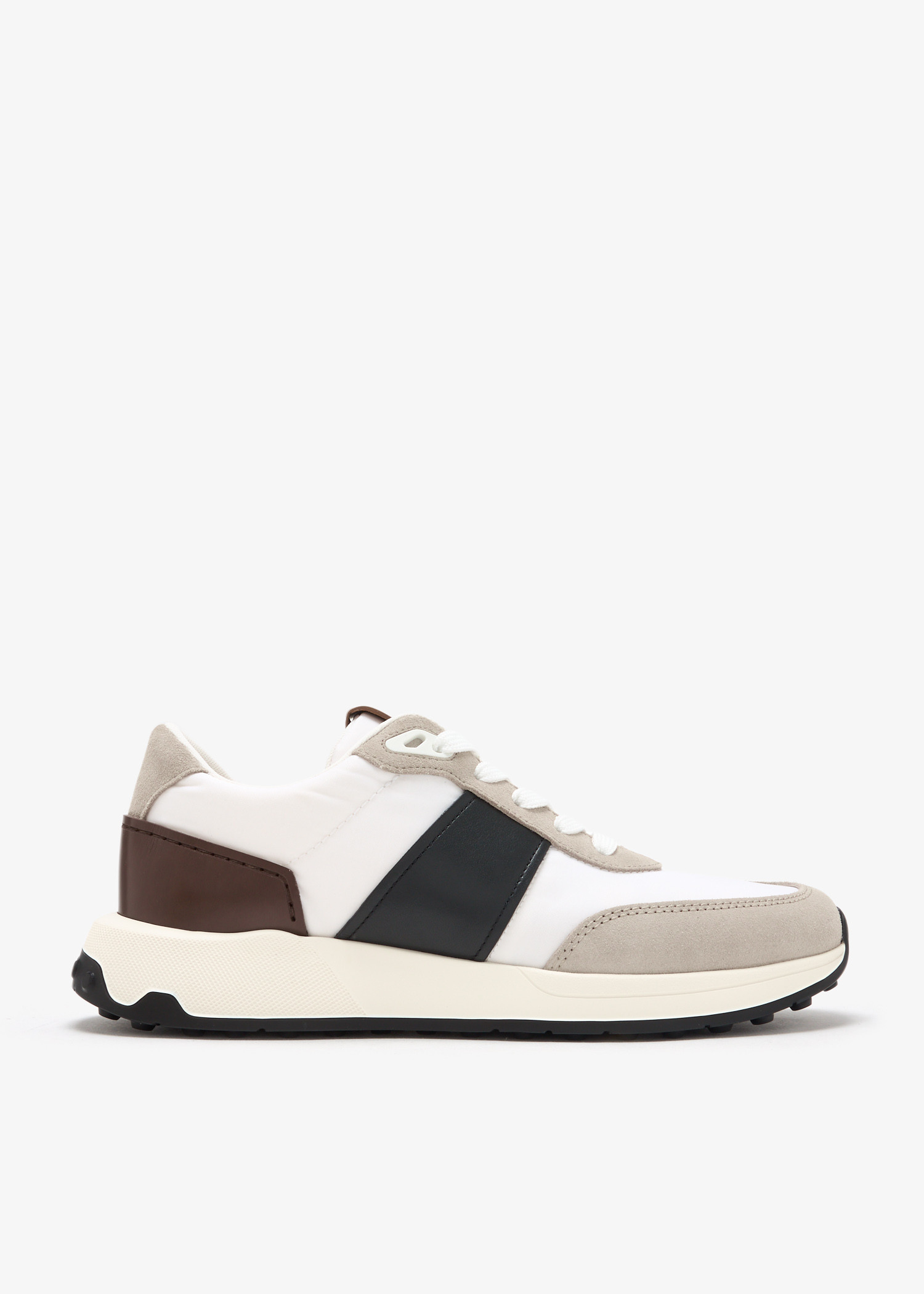 

Technical fabric sneakers, White