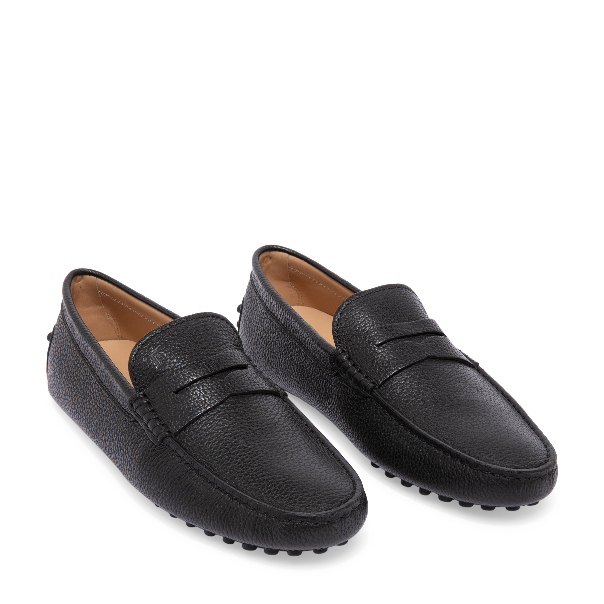 

Leather Gommino loafers, Black