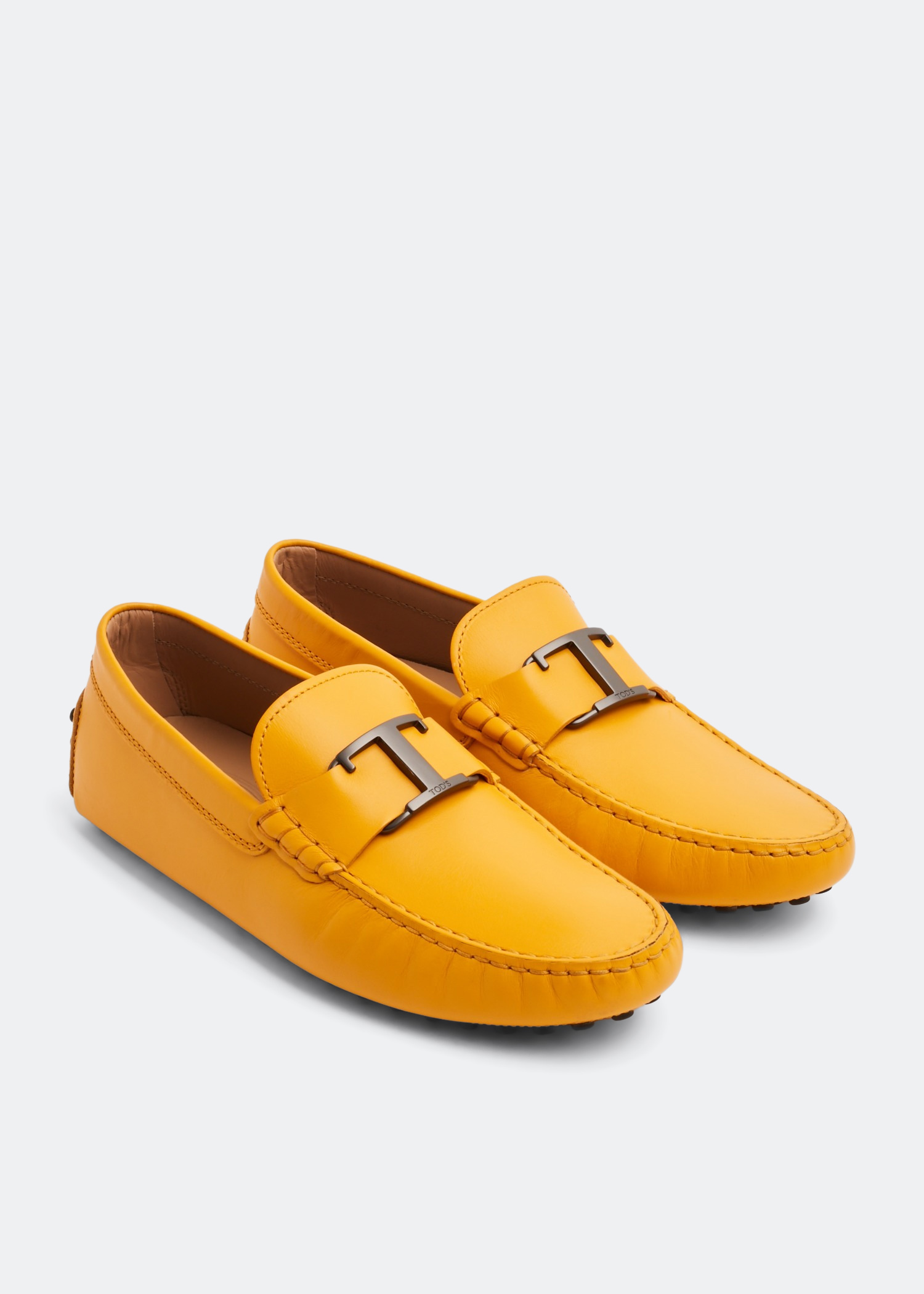Tod's yellow loafers outlet