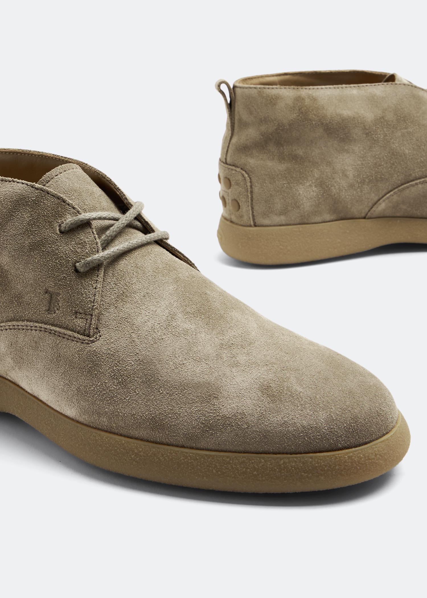 

Desert suede boots, Beige