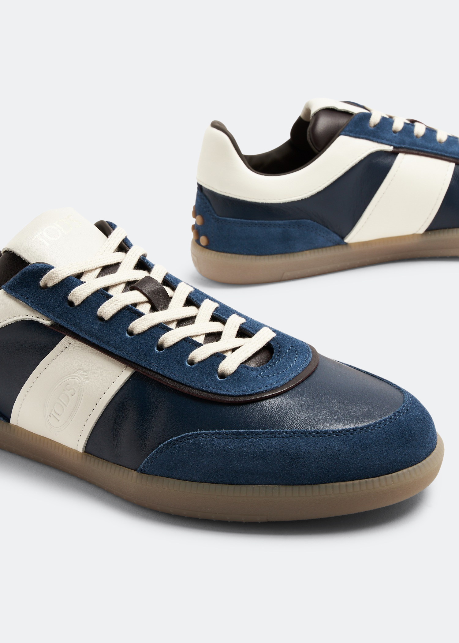 

Tabs leather sneakers, Blue