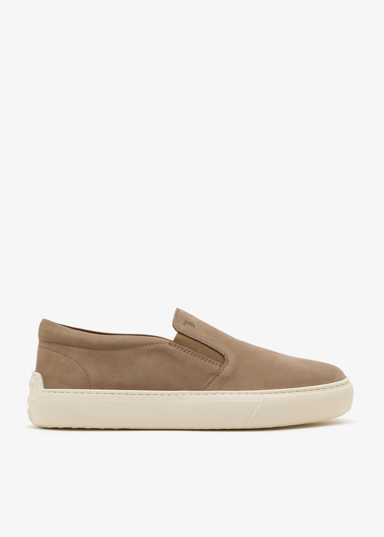 

Nubuck loafers, Taupe
