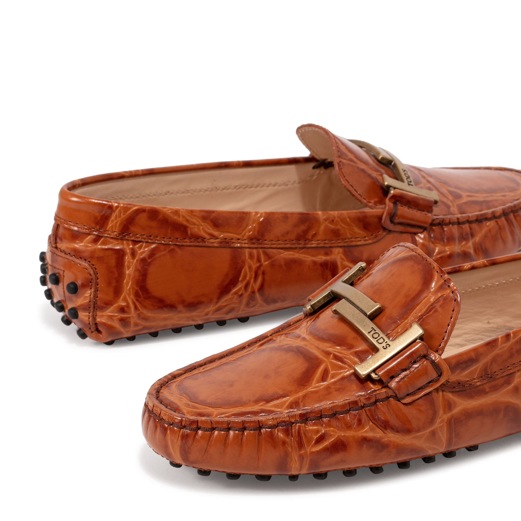 

Gommino T-bar loafers, Brown