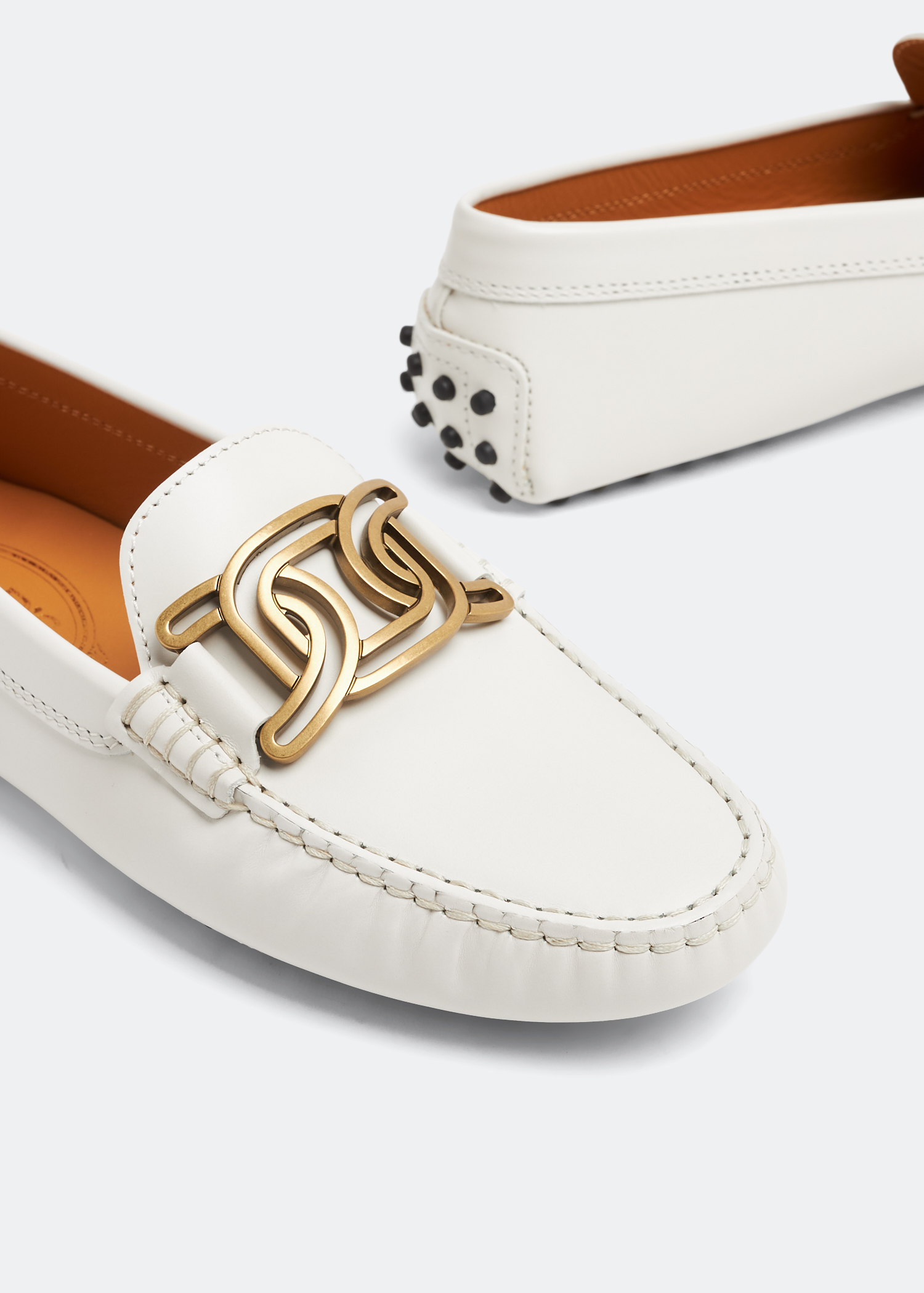 

Kate Gommino driving loafers, White
