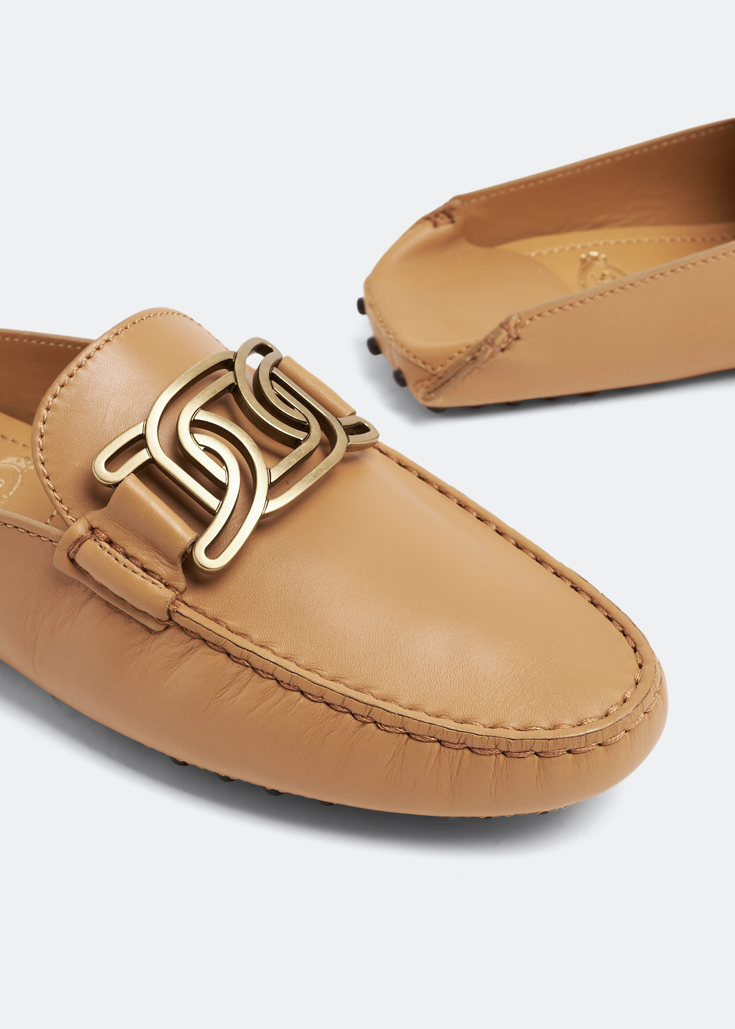 

Gommino leather mules, Brown