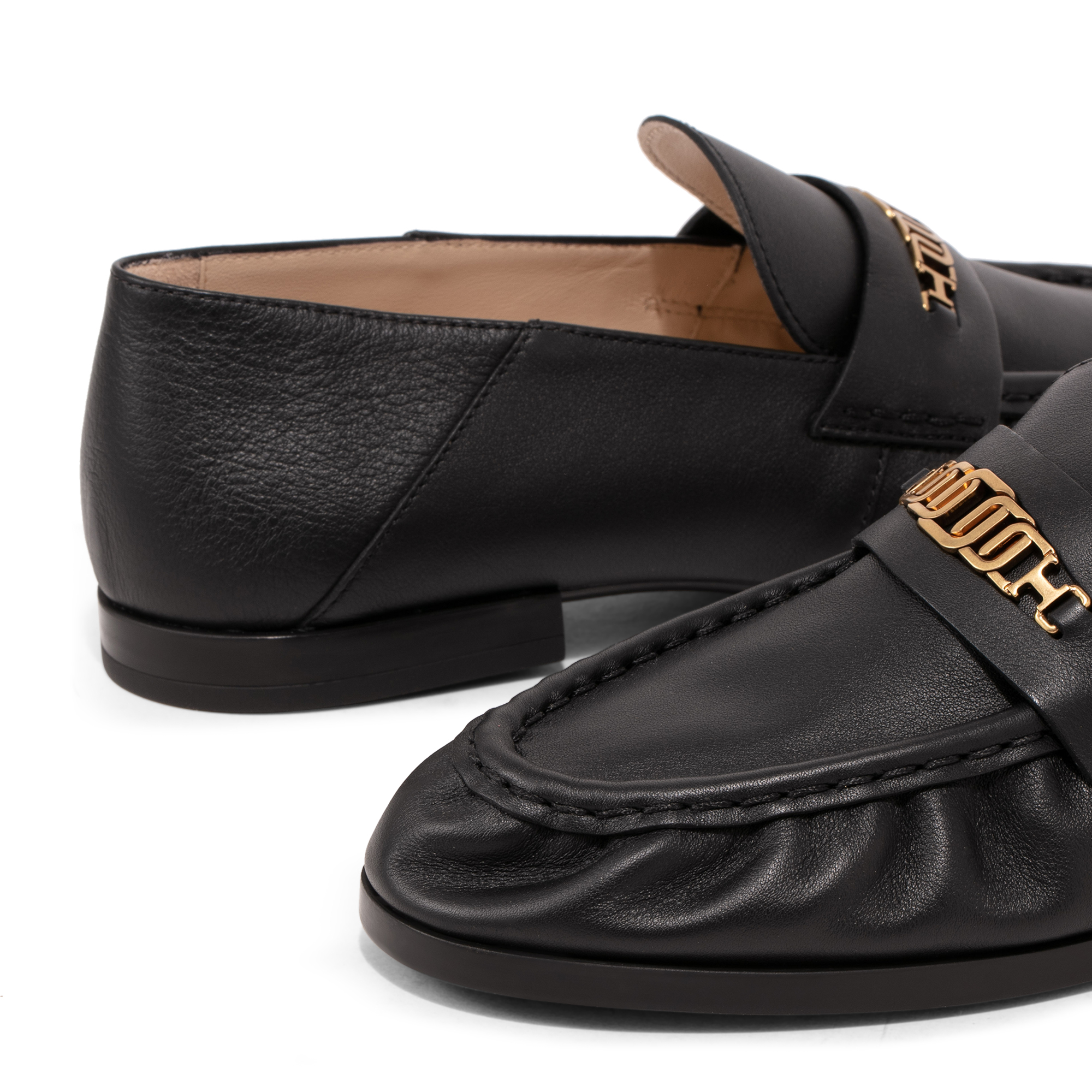 

Leather loafers, Black