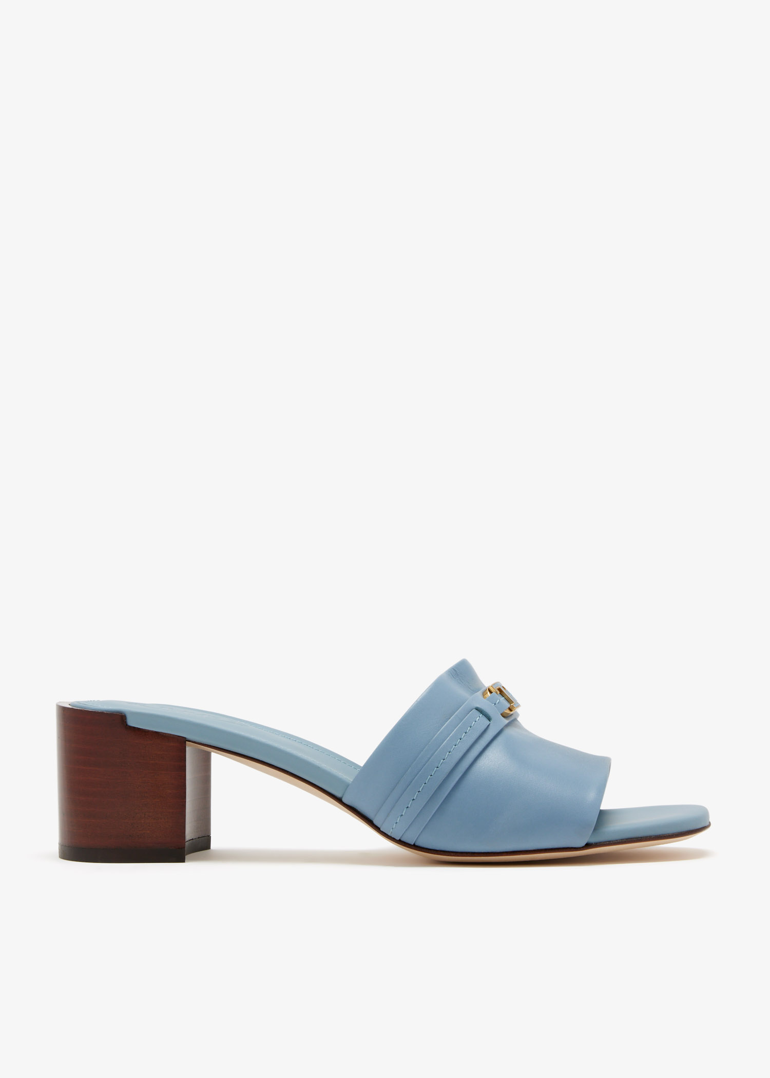 

T Timeless leather mules, Blue