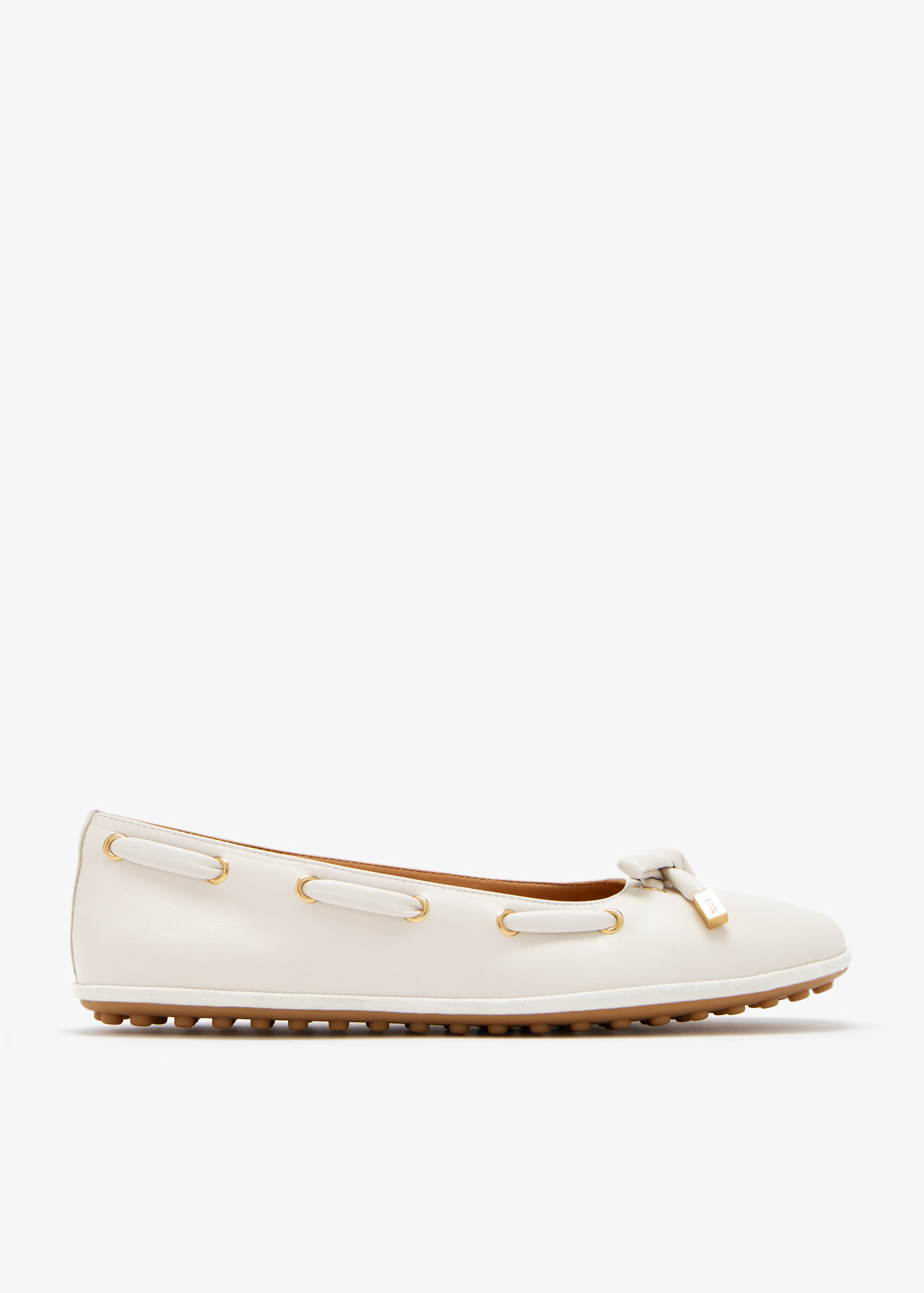 

Bow ballerinas, White