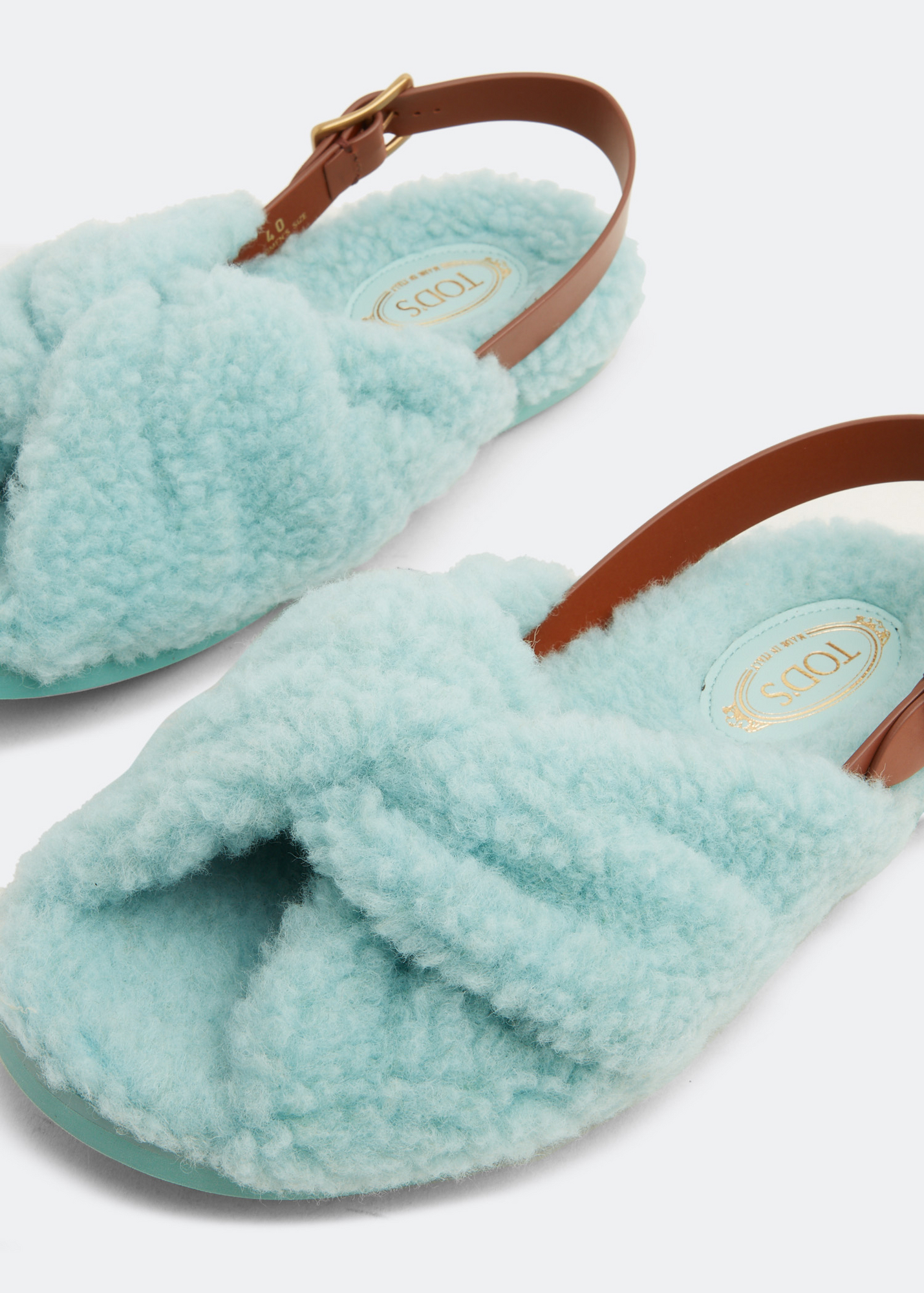 

Woollen sandals, Blue