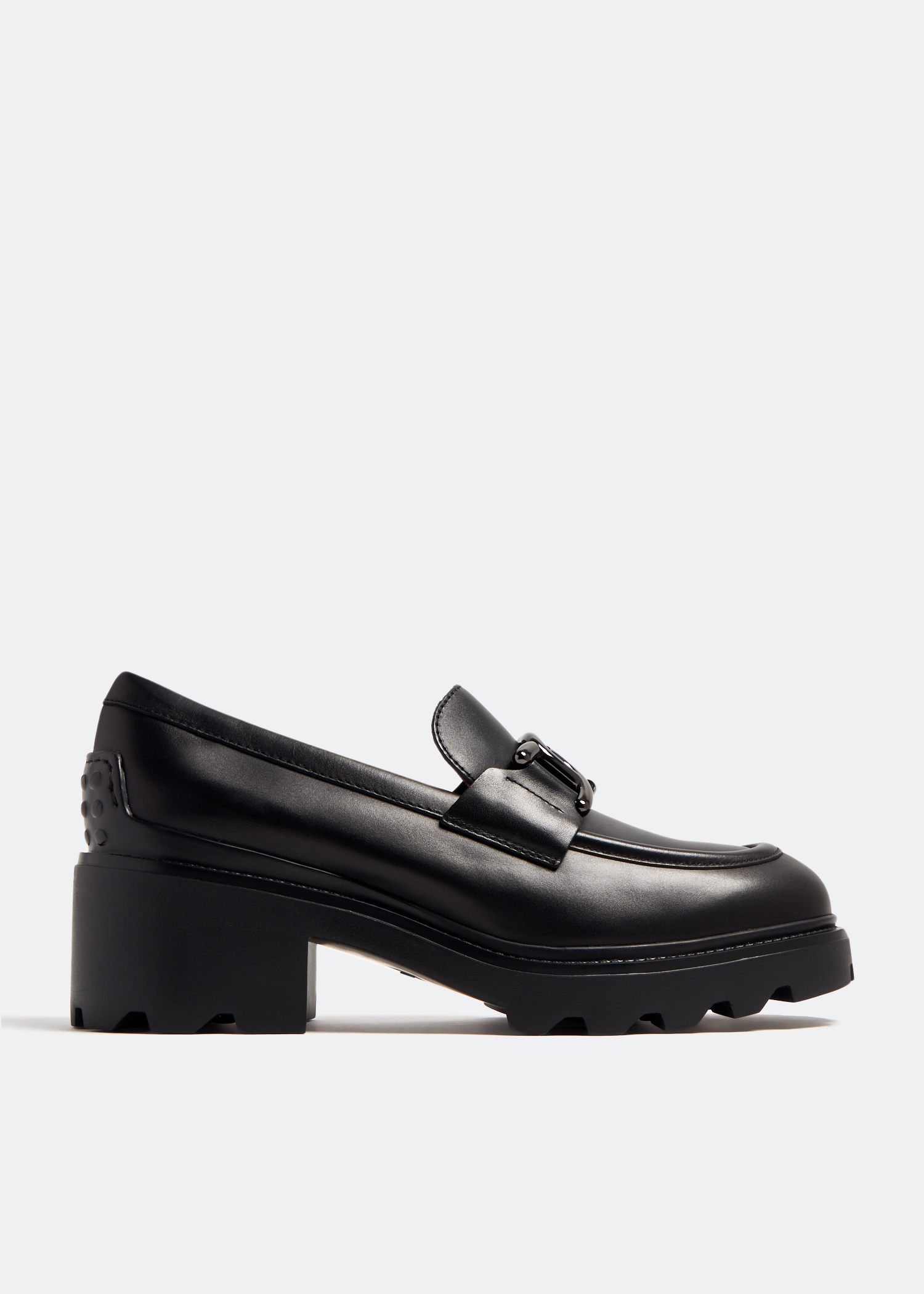 Black leather loafers shop womens