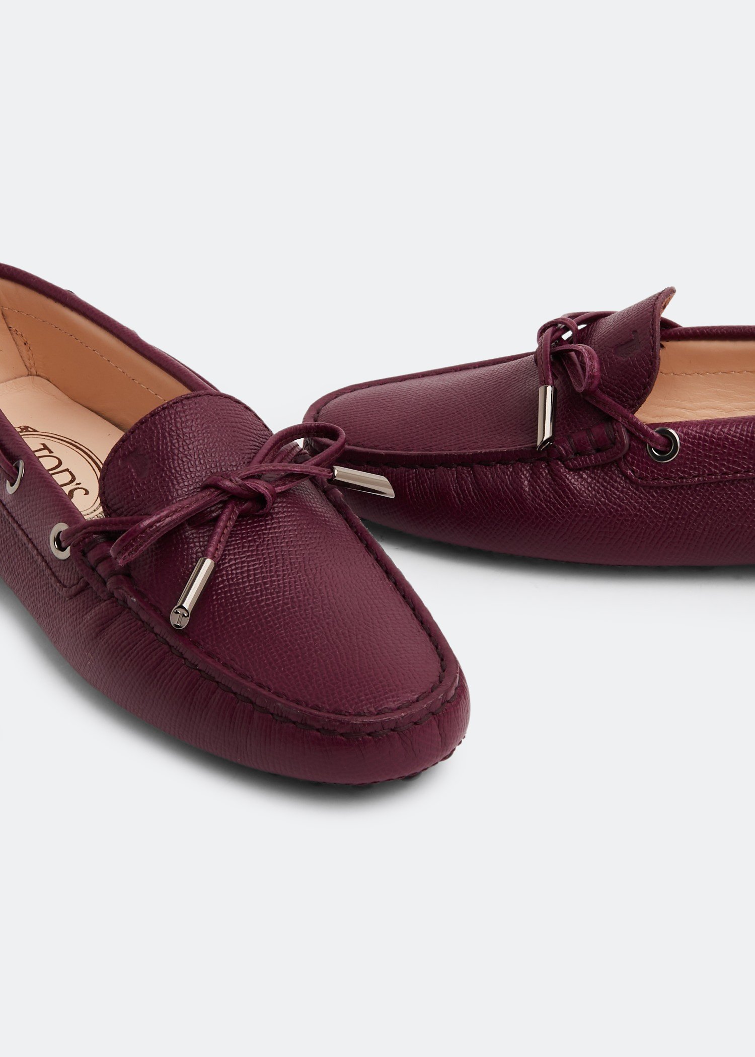 Burgundy driving shoes shop