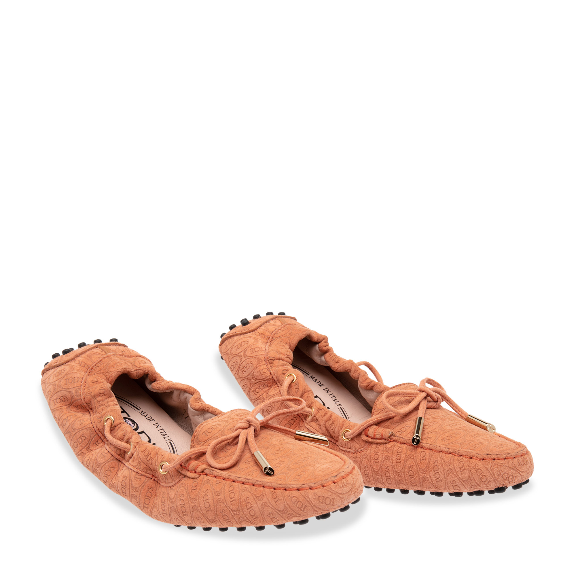 

x Alber Elbaz Gommino driving shoes, Orange