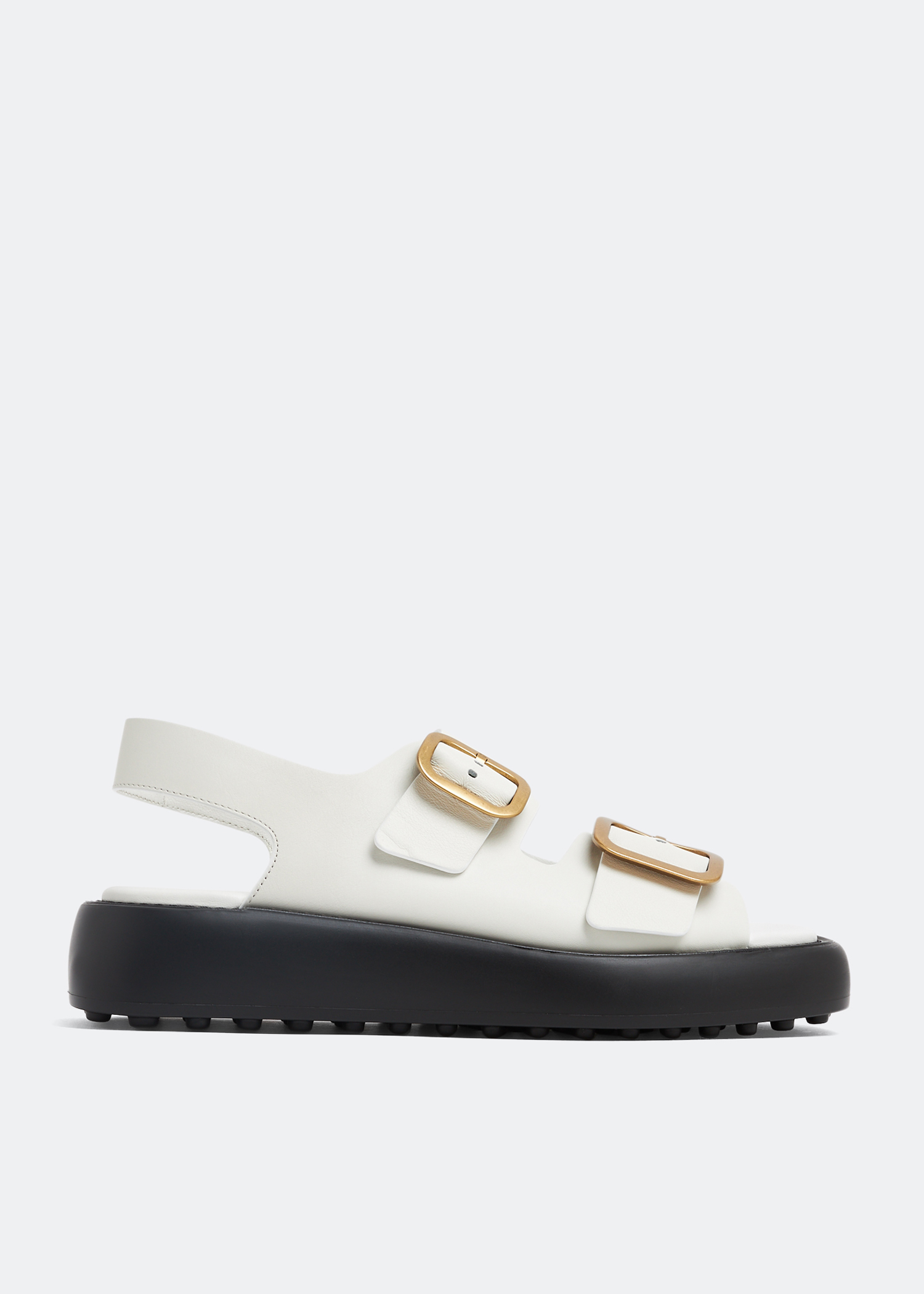 

Leather sandals, White