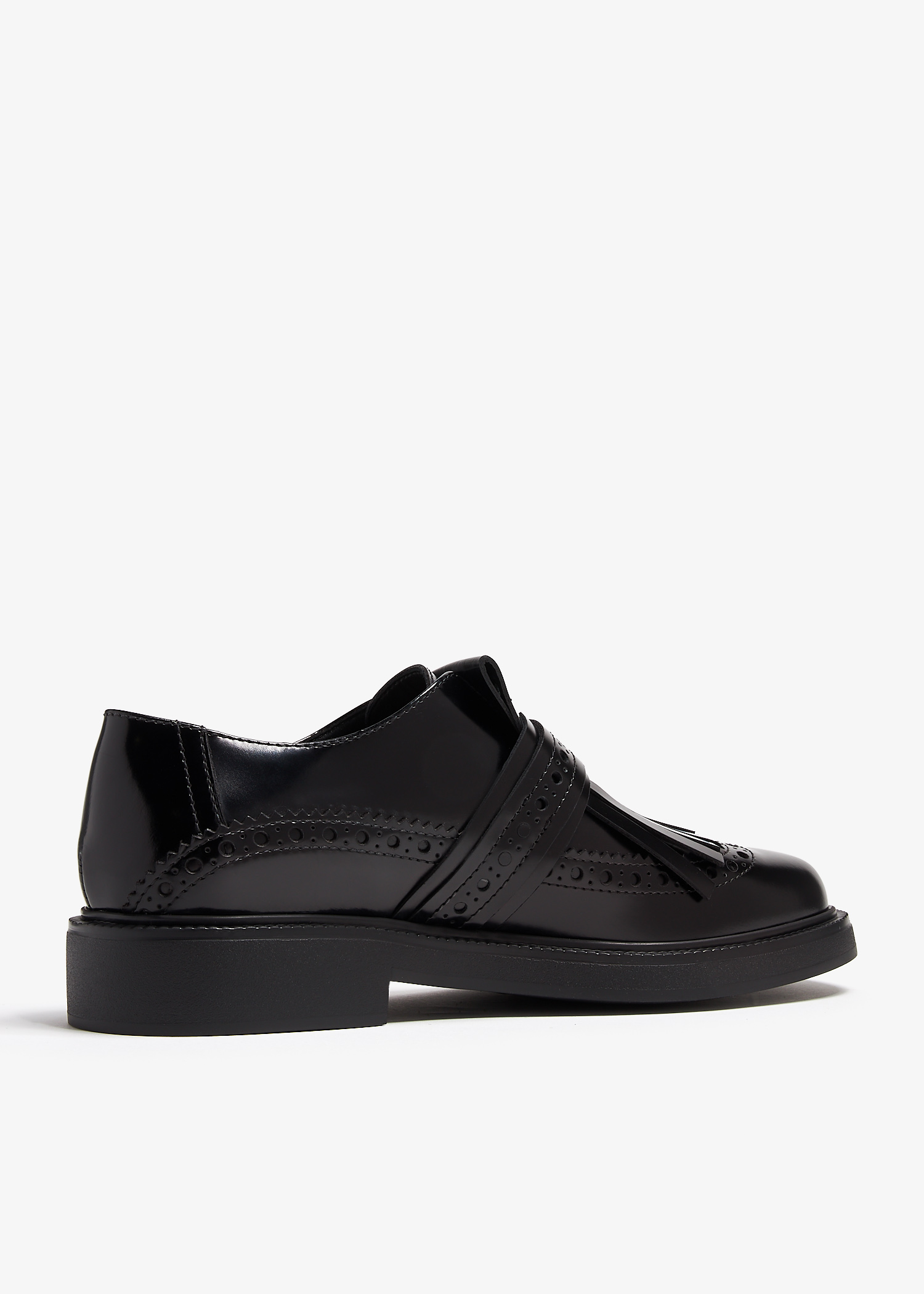 Tod s Leather monk strap shoes for Women Black in UAE Level Shoes