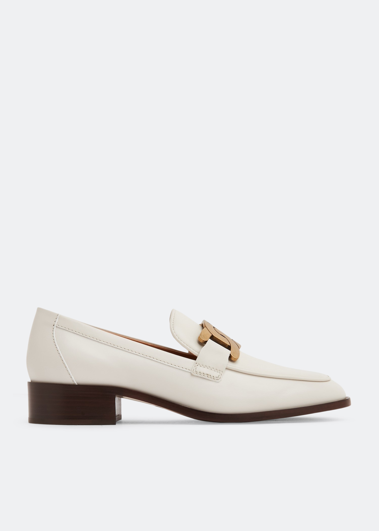 Tods loafers white online