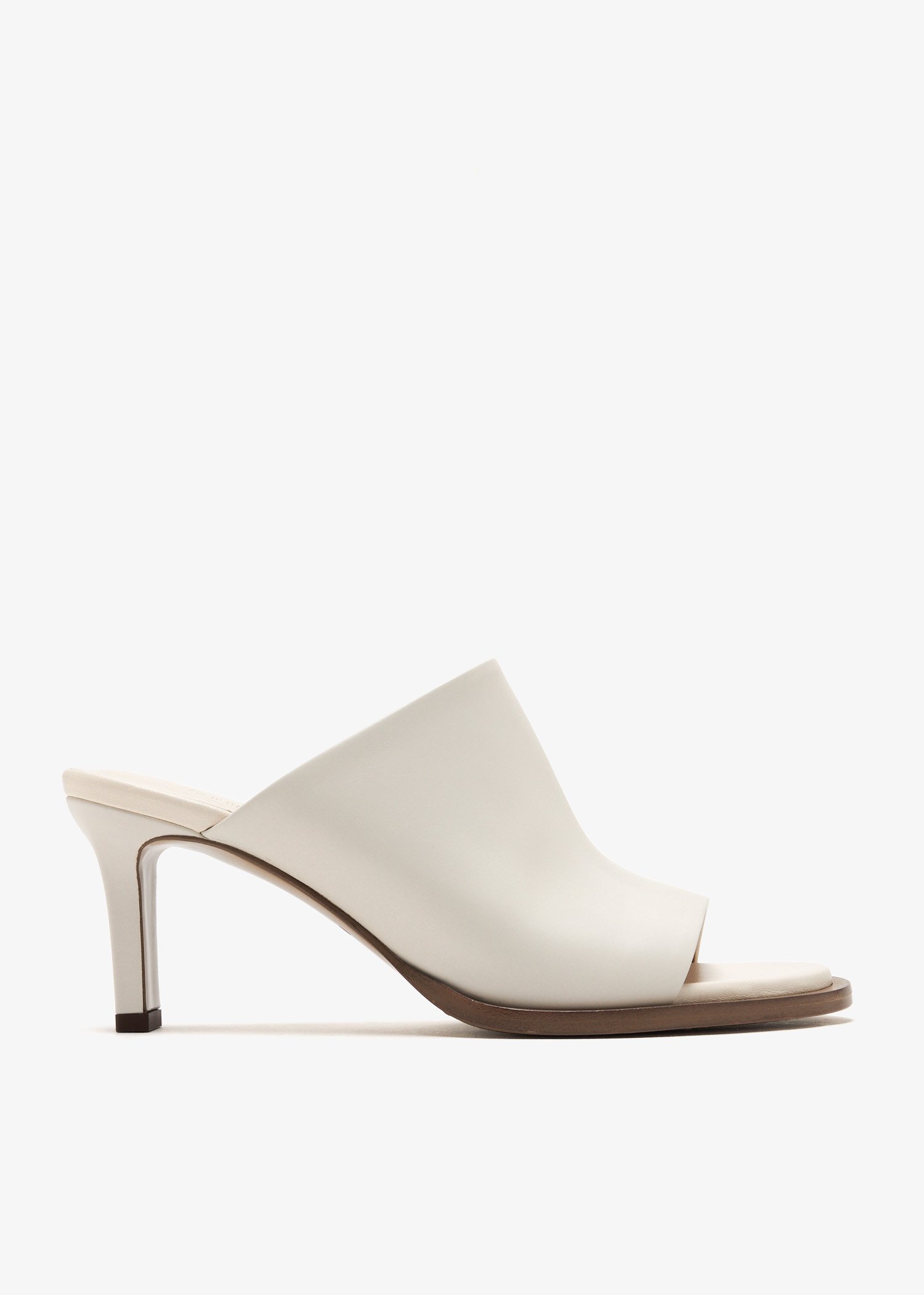 

Open toe mules, White