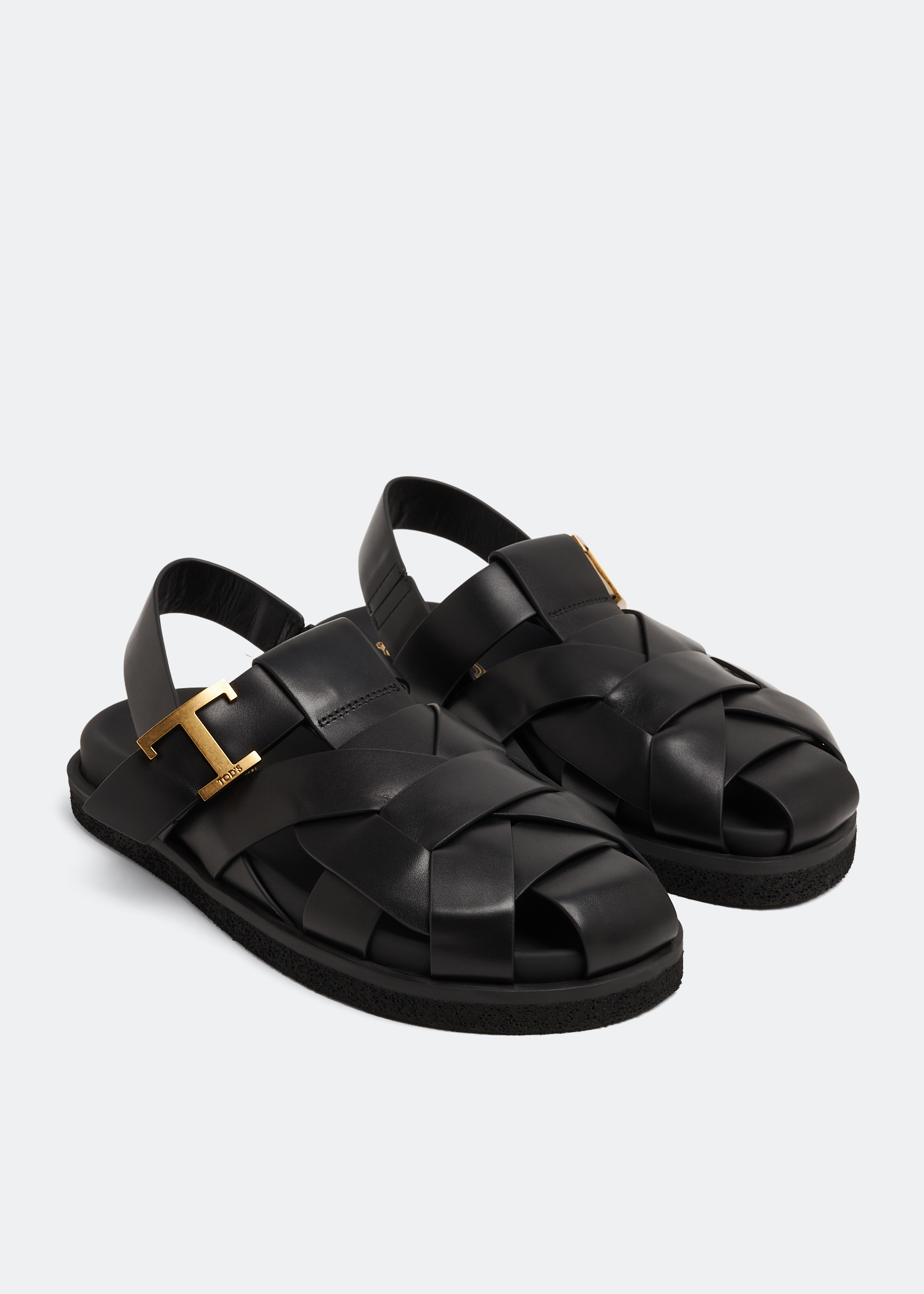 Tod's T Timeless sandals for Women - Black in KSA | Level Shoes